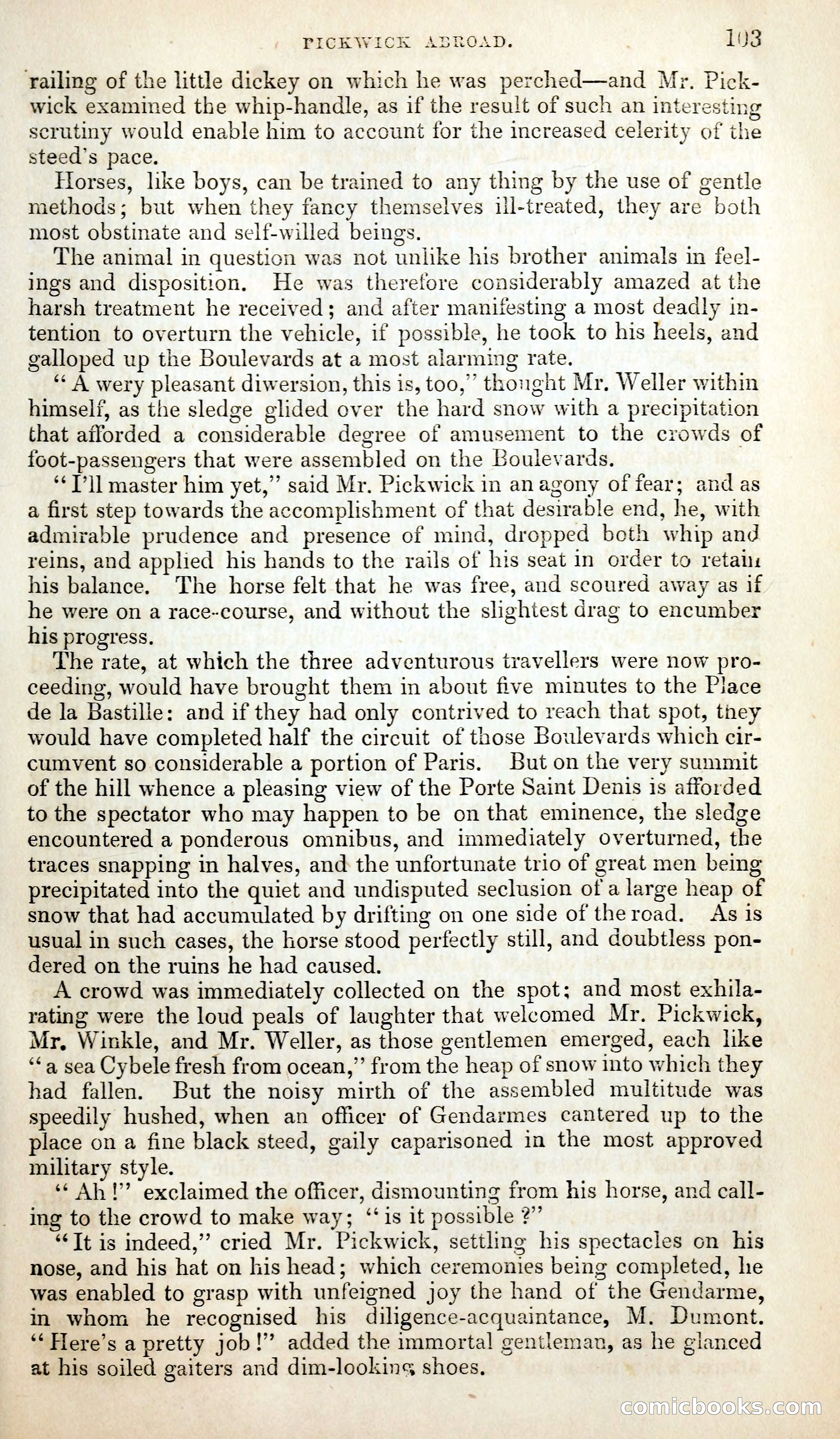 Pickwick Abroad; or, The Tour in France — page 116 of 399