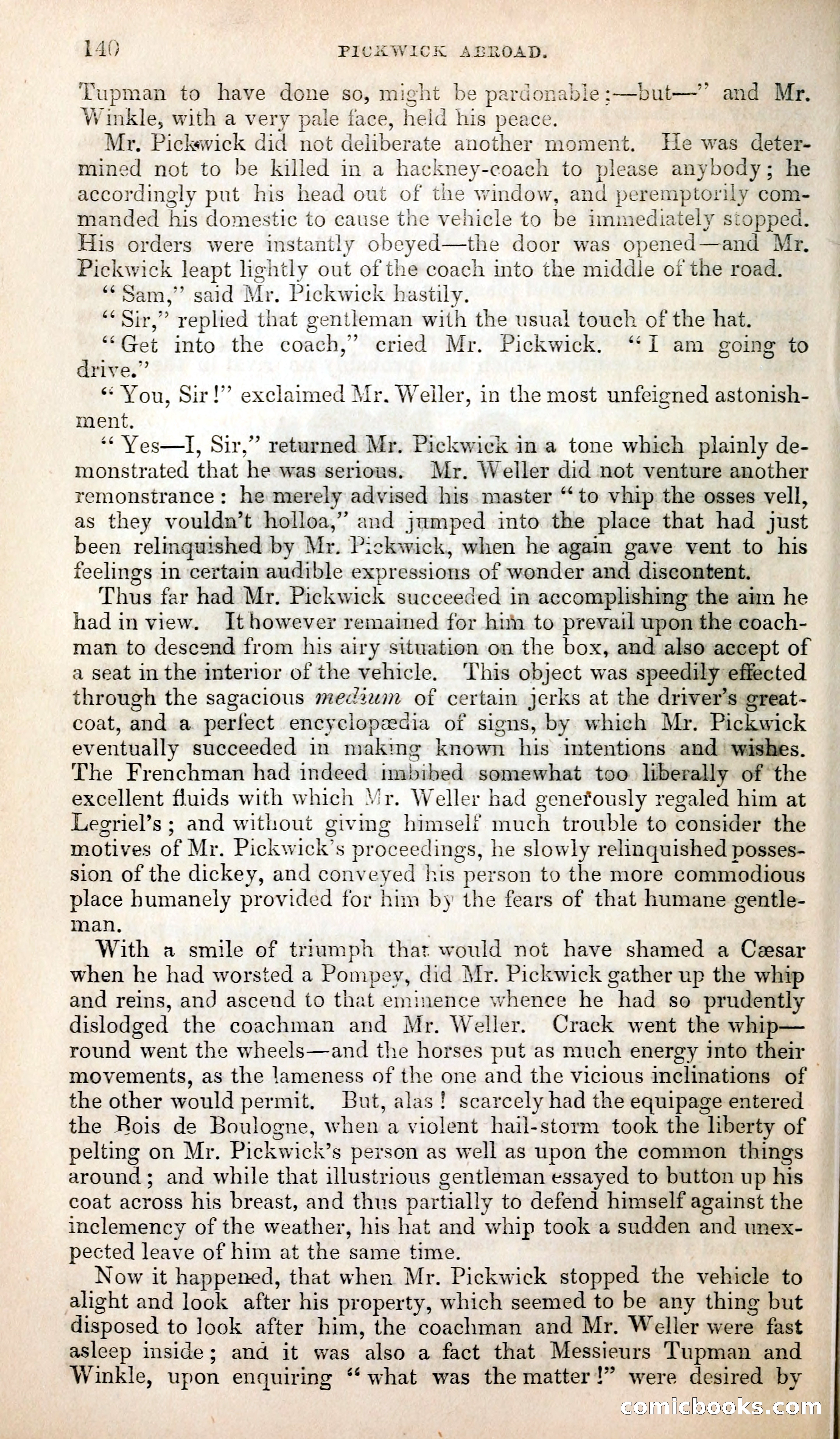 Pickwick Abroad; or, The Tour in France — page 153 of 399