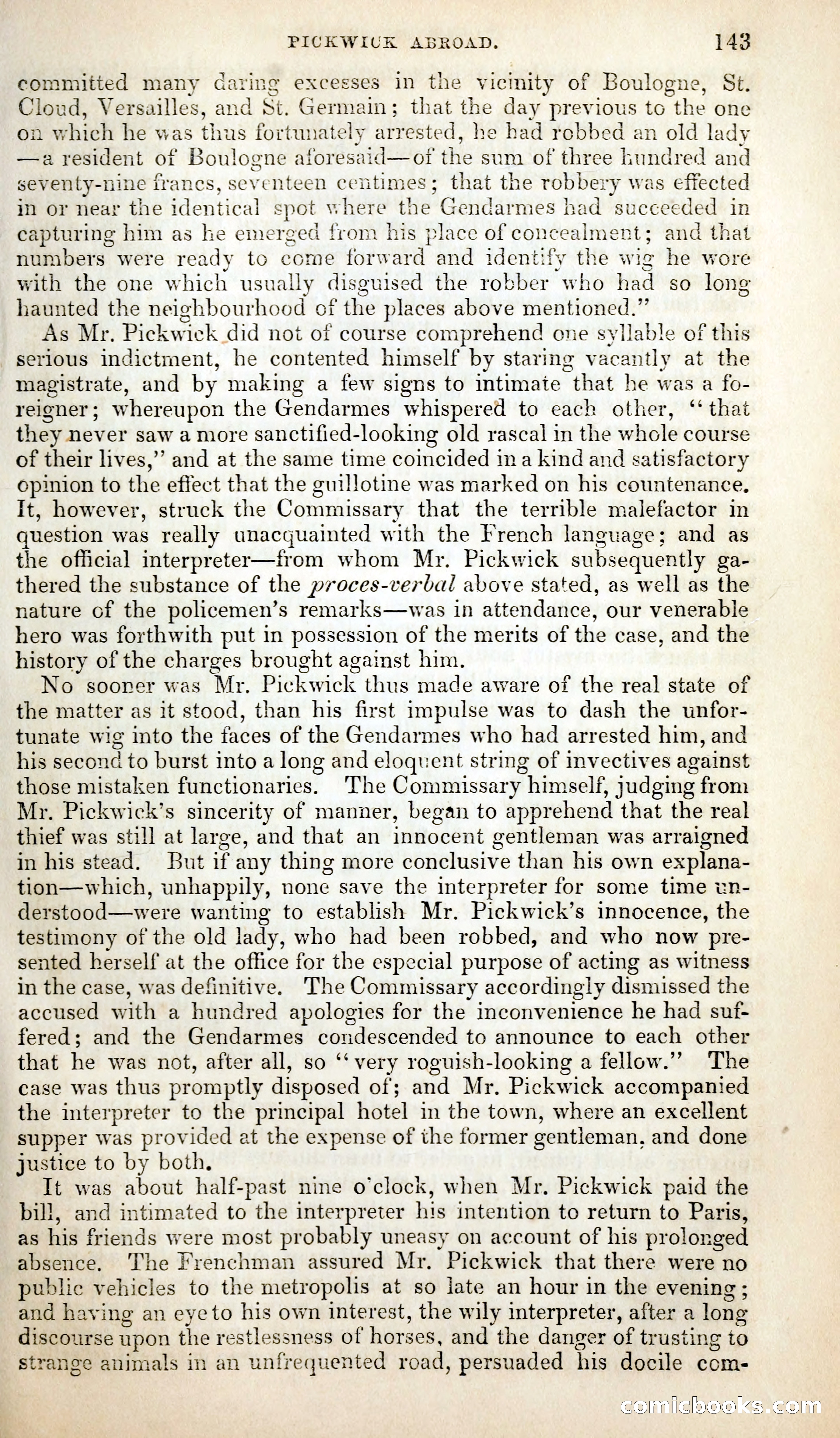 Pickwick Abroad; or, The Tour in France — page 156 of 399