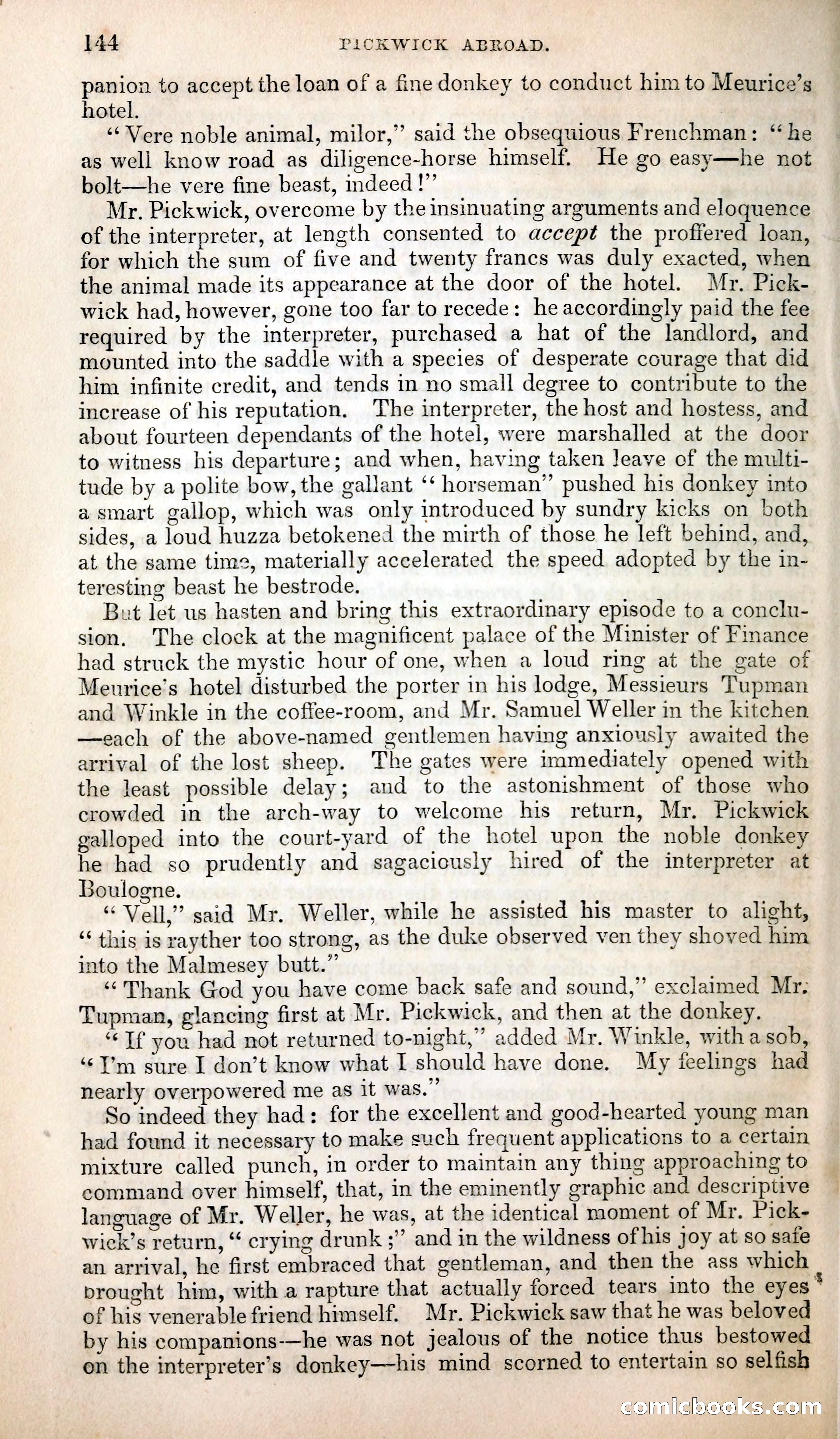 Pickwick Abroad; or, The Tour in France — page 157 of 399