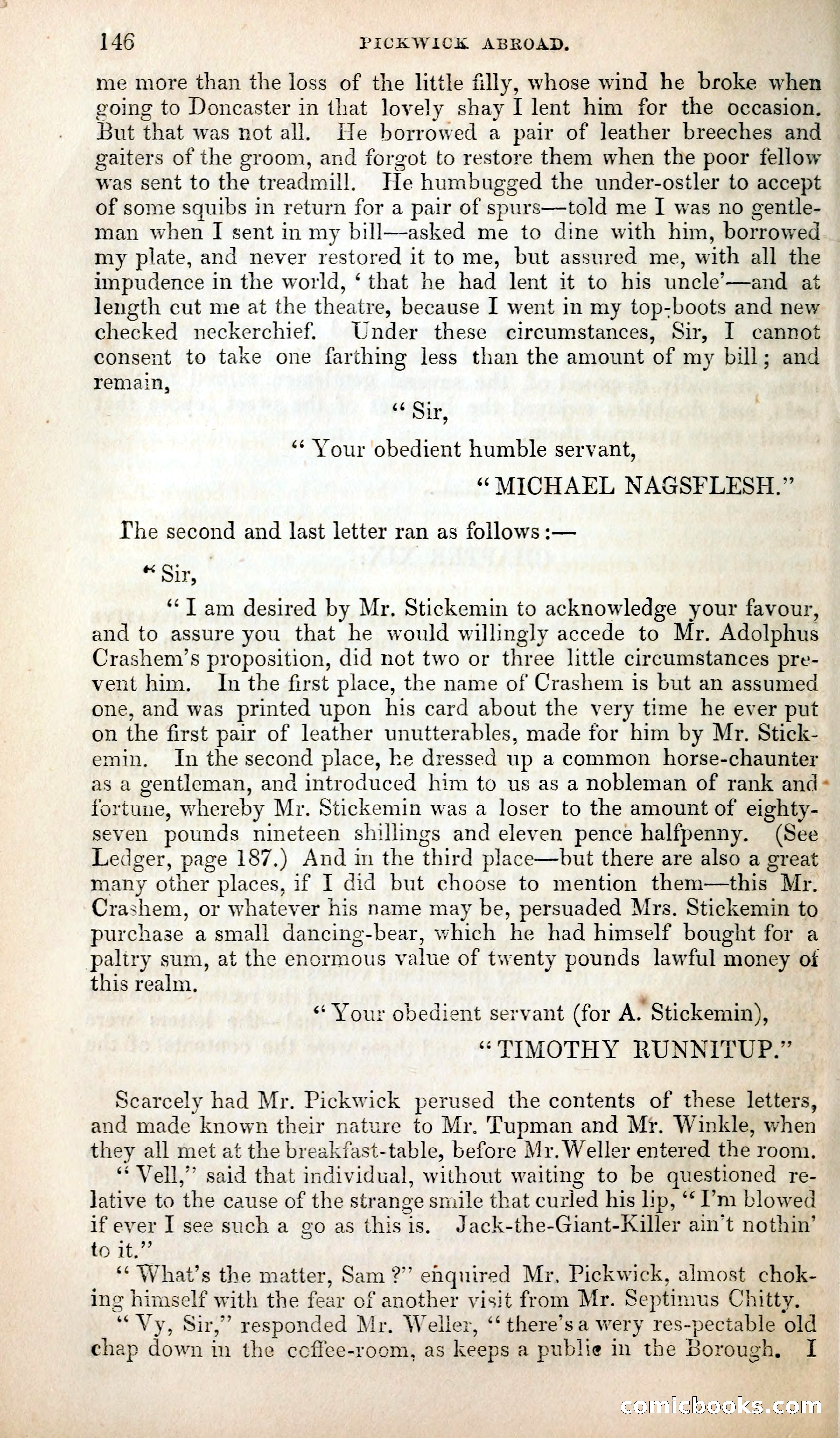 Pickwick Abroad; or, The Tour in France — page 159 of 399