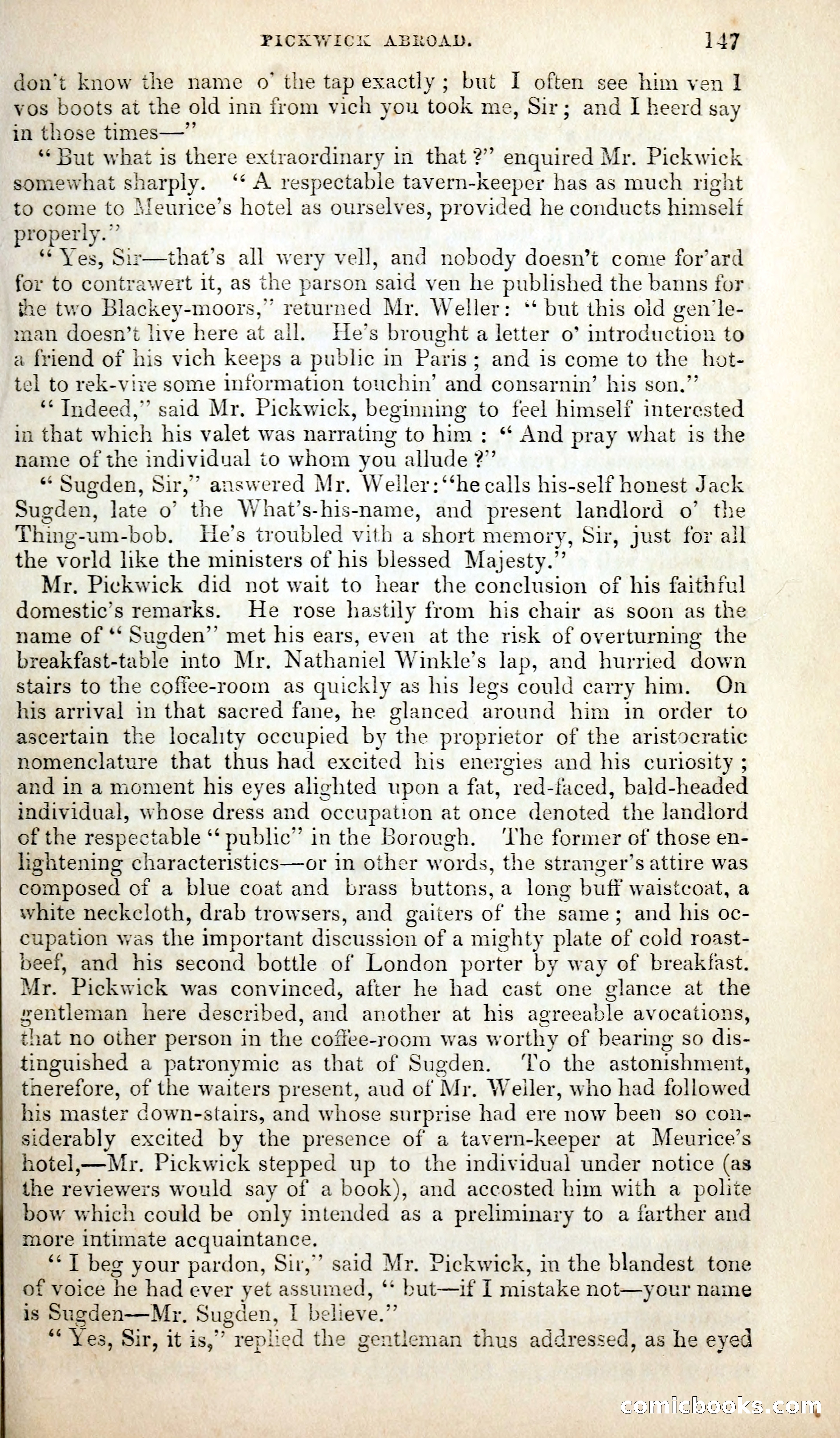 Pickwick Abroad; or, The Tour in France — page 160 of 399