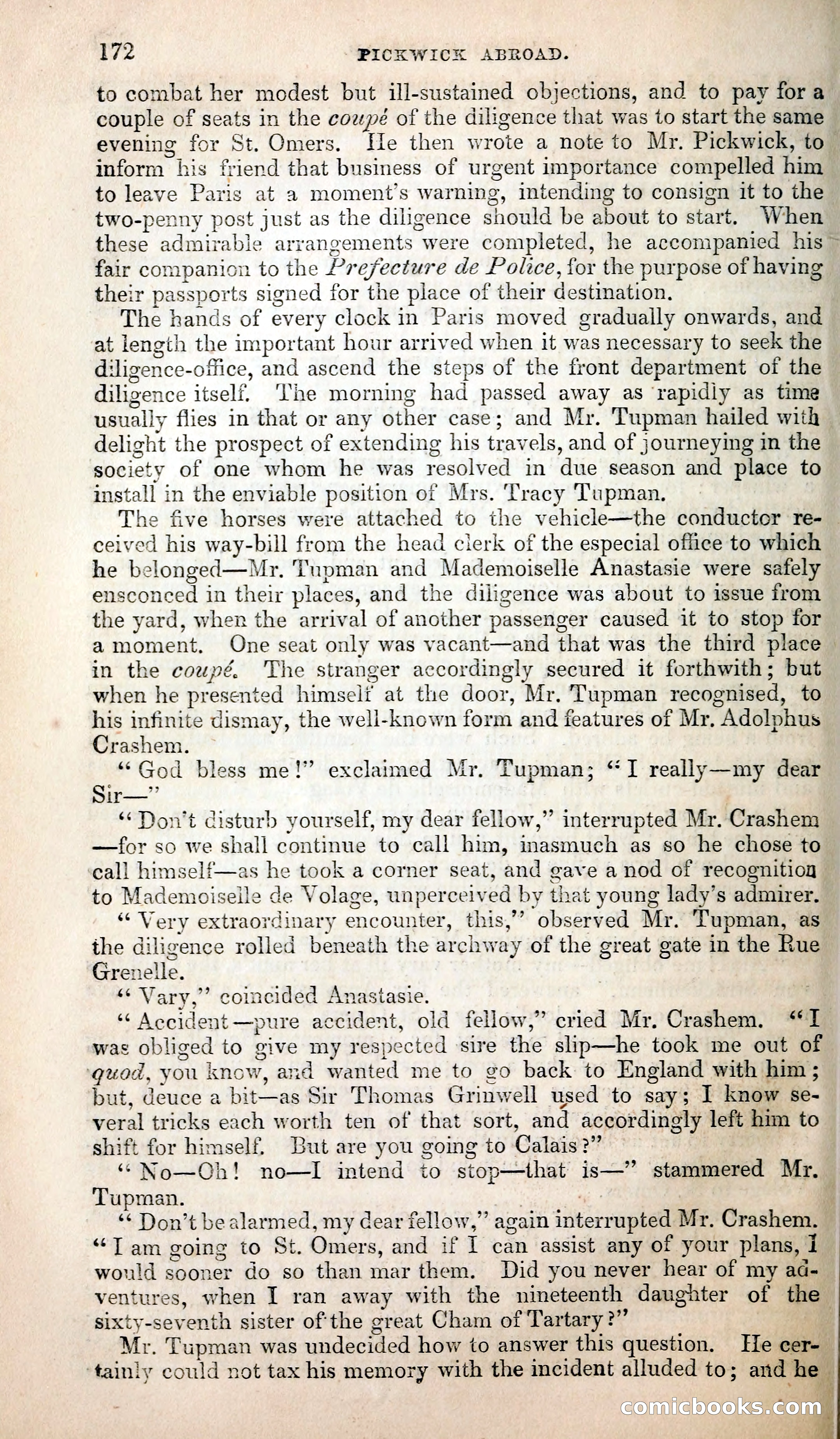 Pickwick Abroad; or, The Tour in France — page 185 of 399