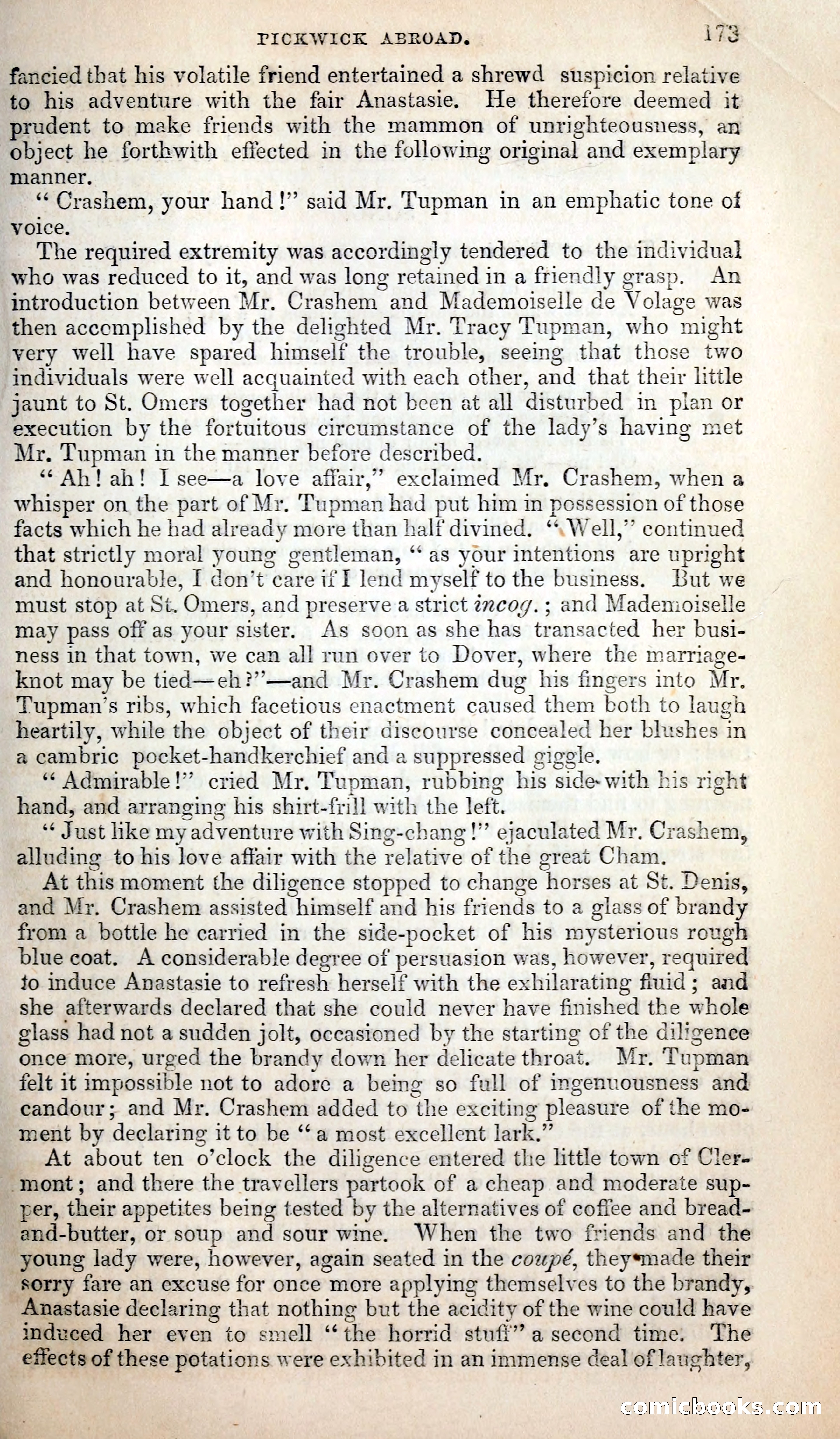 Pickwick Abroad; or, The Tour in France — page 186 of 399