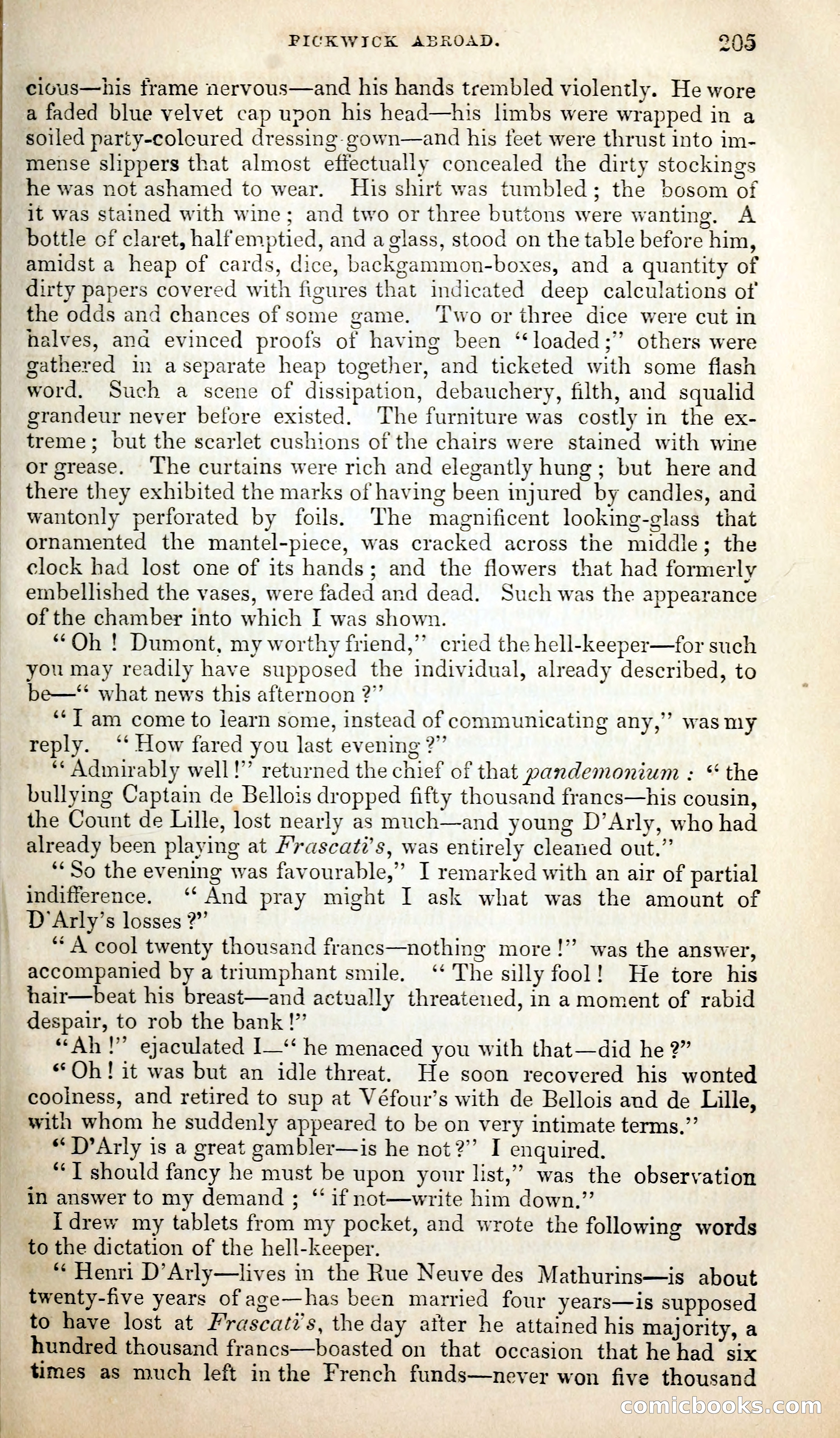 Pickwick Abroad; or, The Tour in France — page 218 of 399