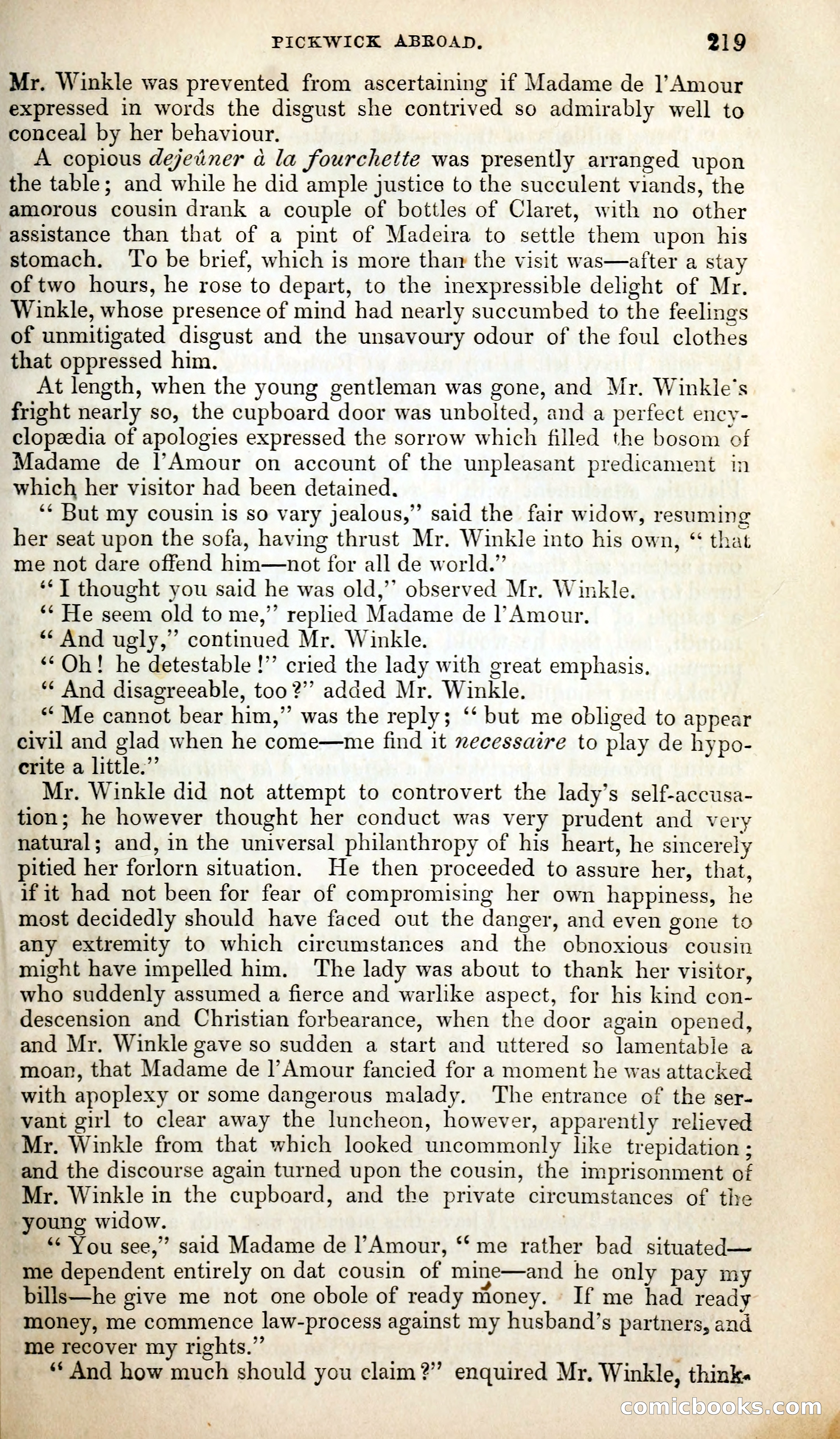 Pickwick Abroad; or, The Tour in France — page 232 of 399