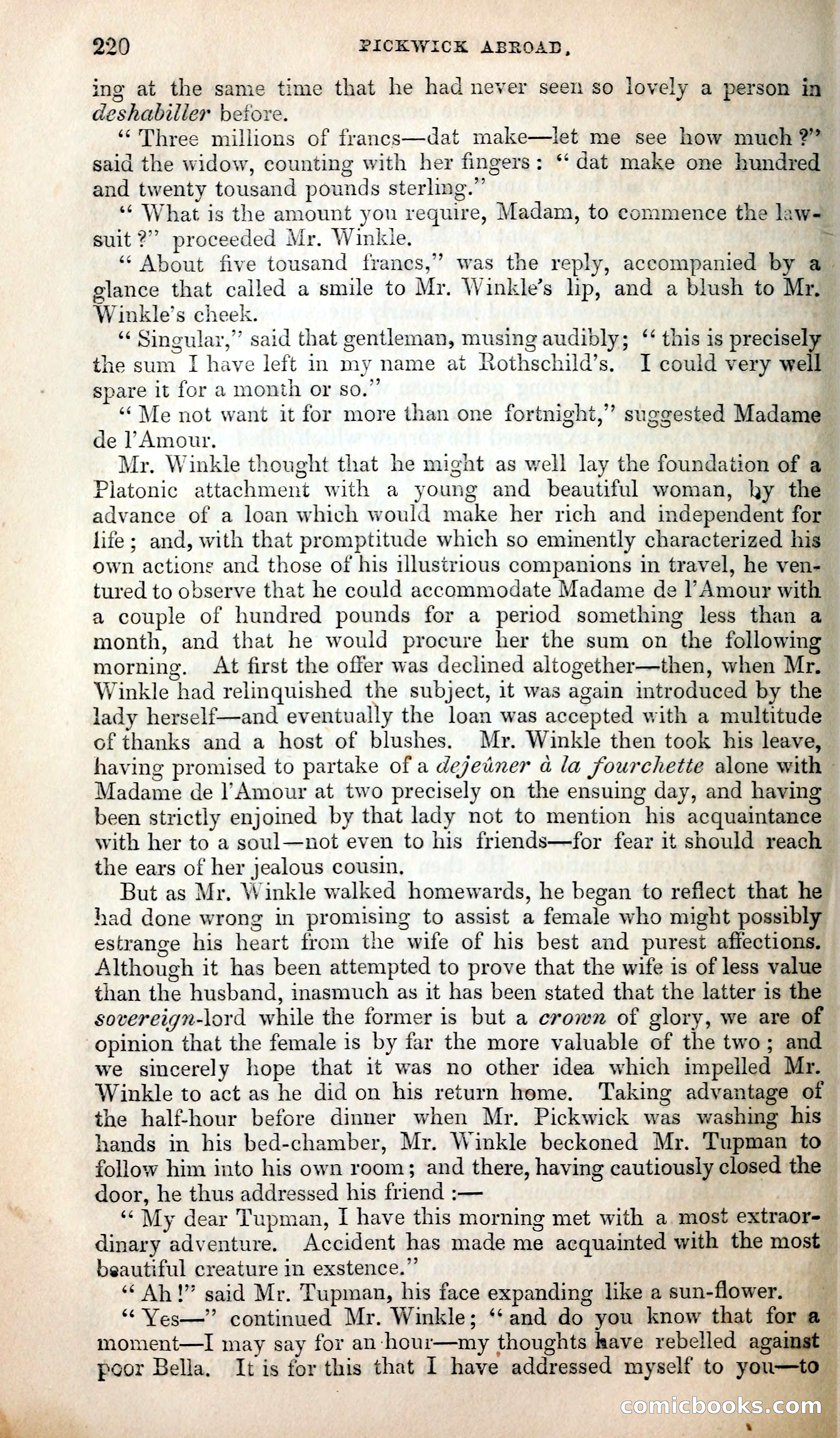 Pickwick Abroad; or, The Tour in France — page 233 of 399