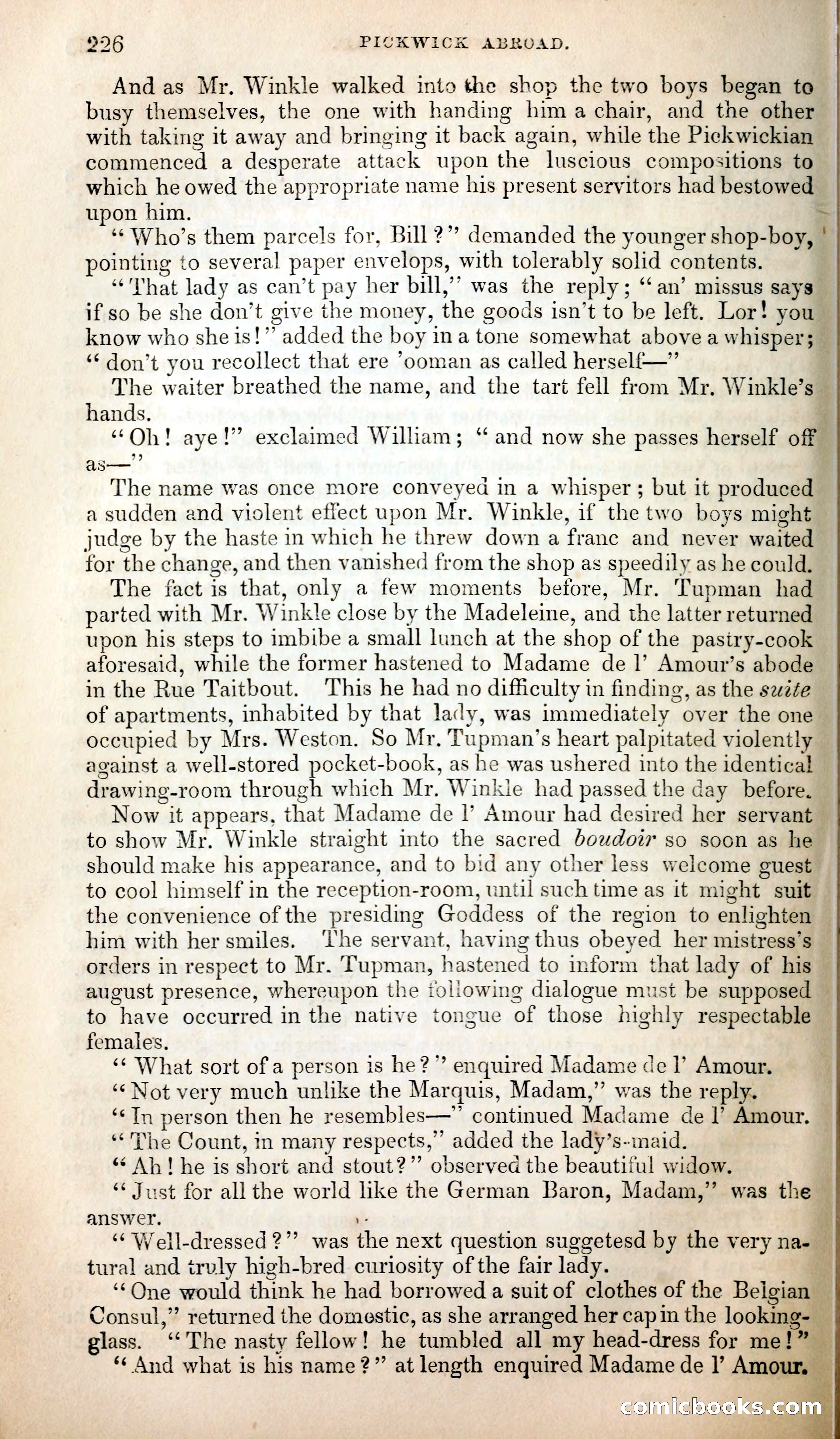 Pickwick Abroad; or, The Tour in France — page 239 of 399