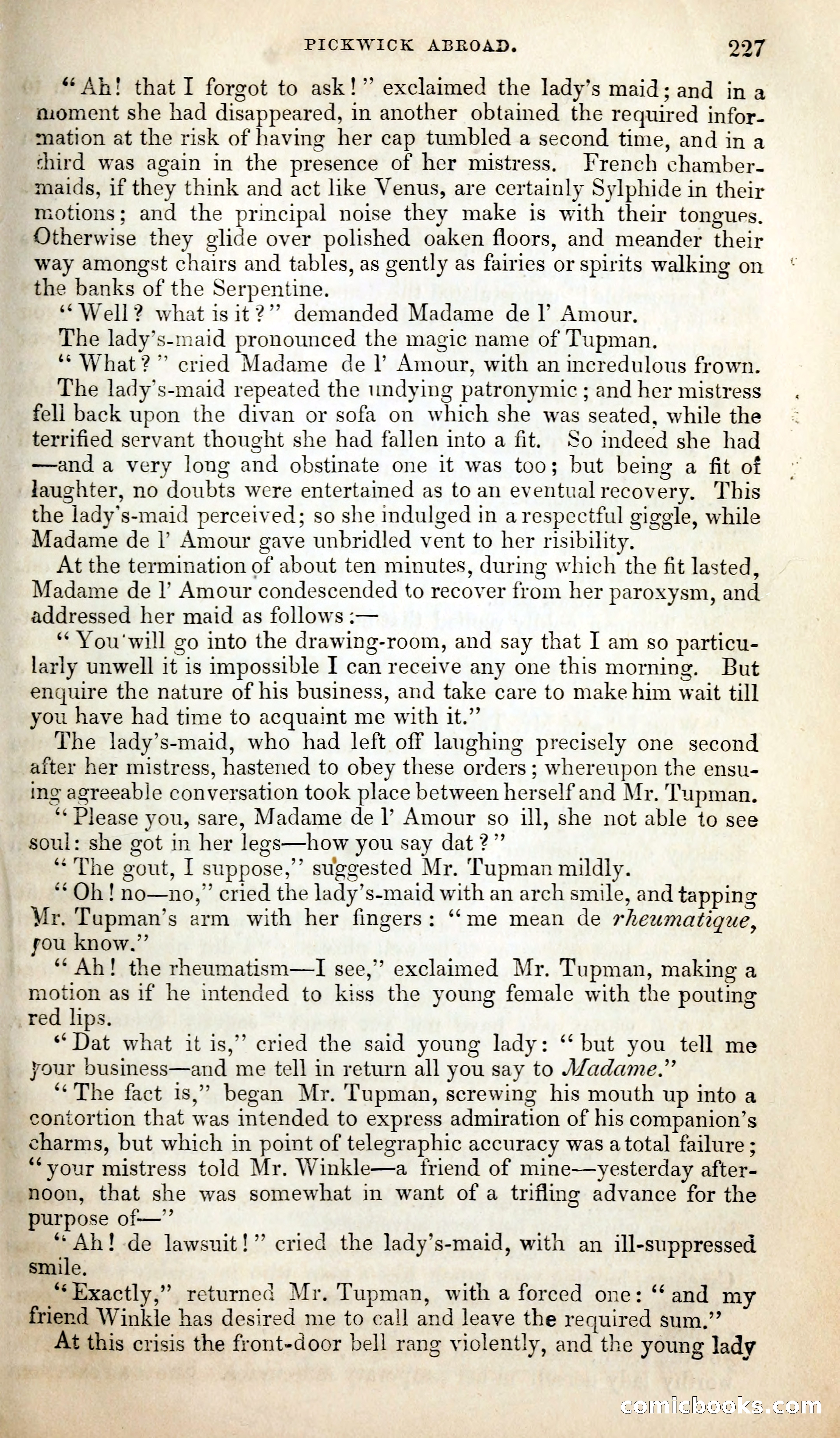 Pickwick Abroad; or, The Tour in France — page 240 of 399