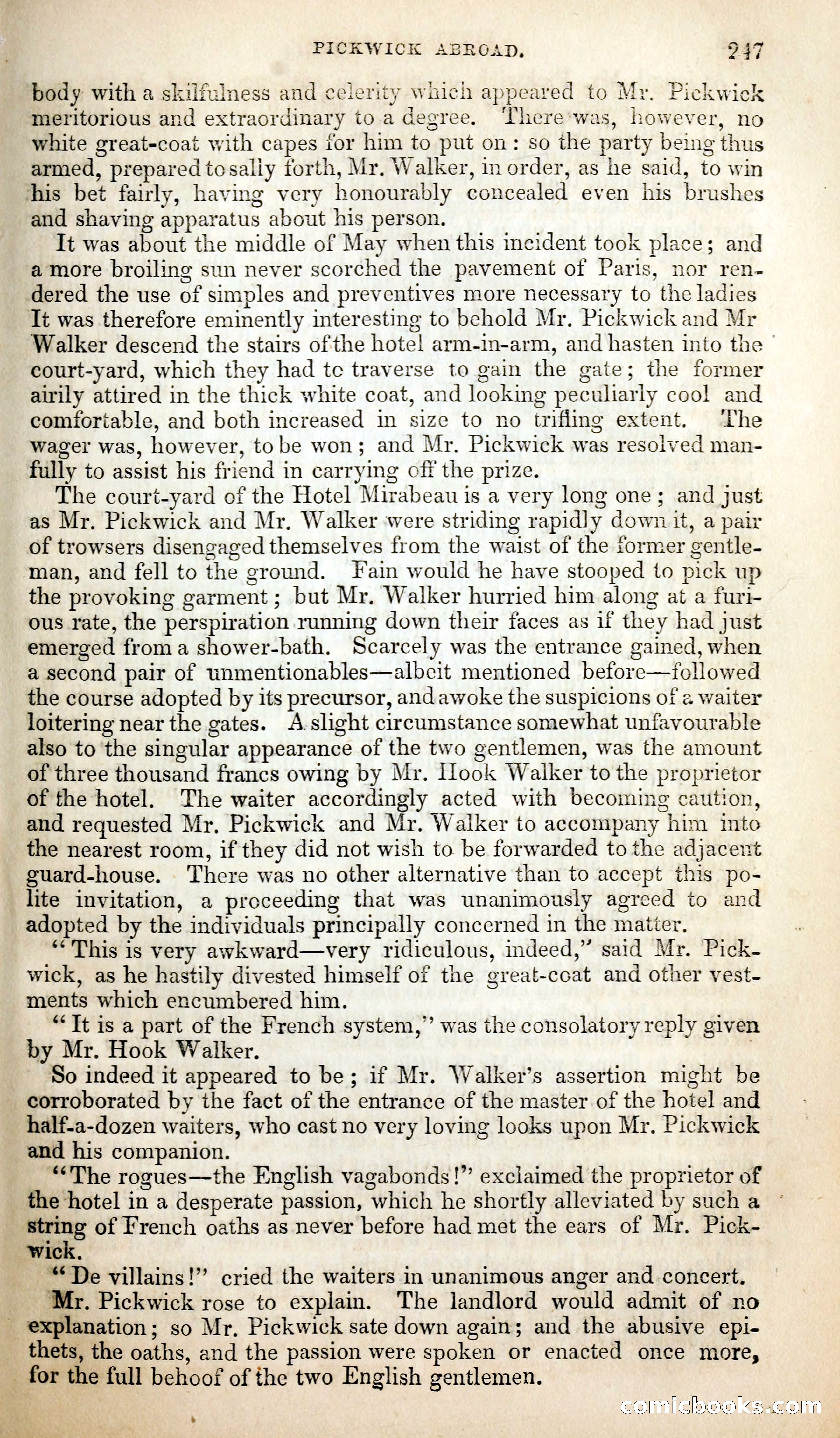 Pickwick Abroad; or, The Tour in France — page 260 of 399