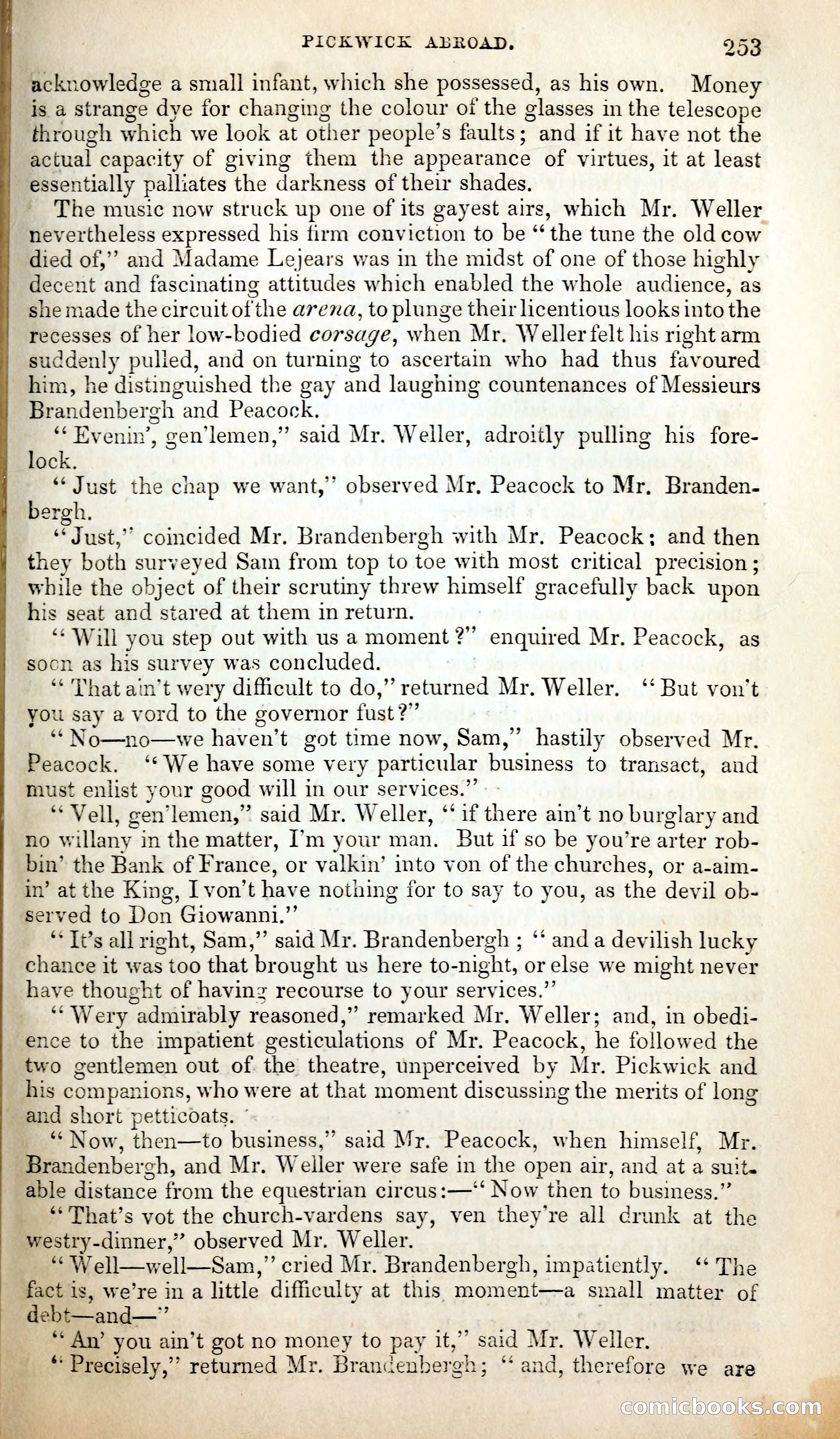 Pickwick Abroad; or, The Tour in France — page 266 of 399