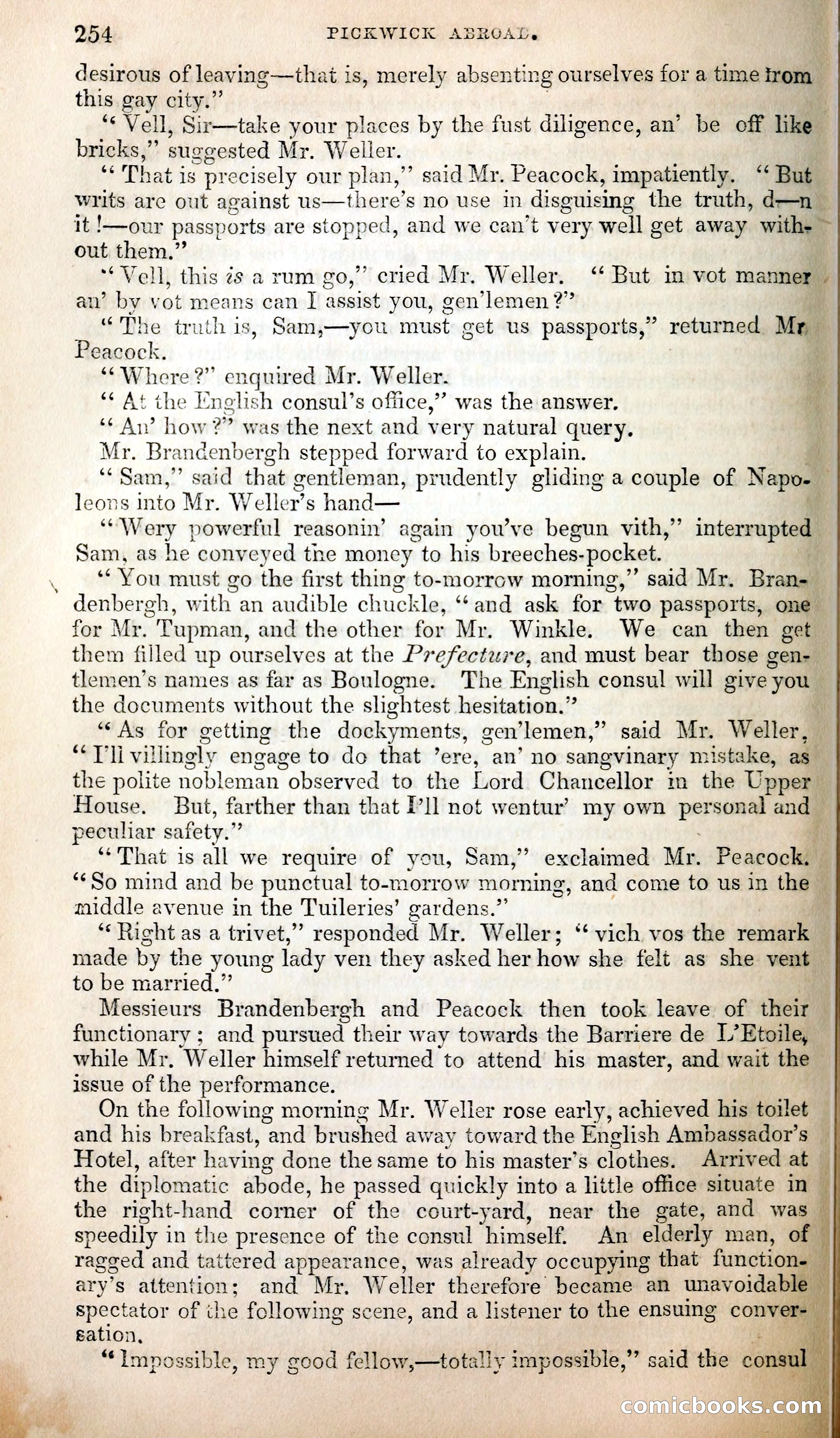 Pickwick Abroad; or, The Tour in France — page 267 of 399