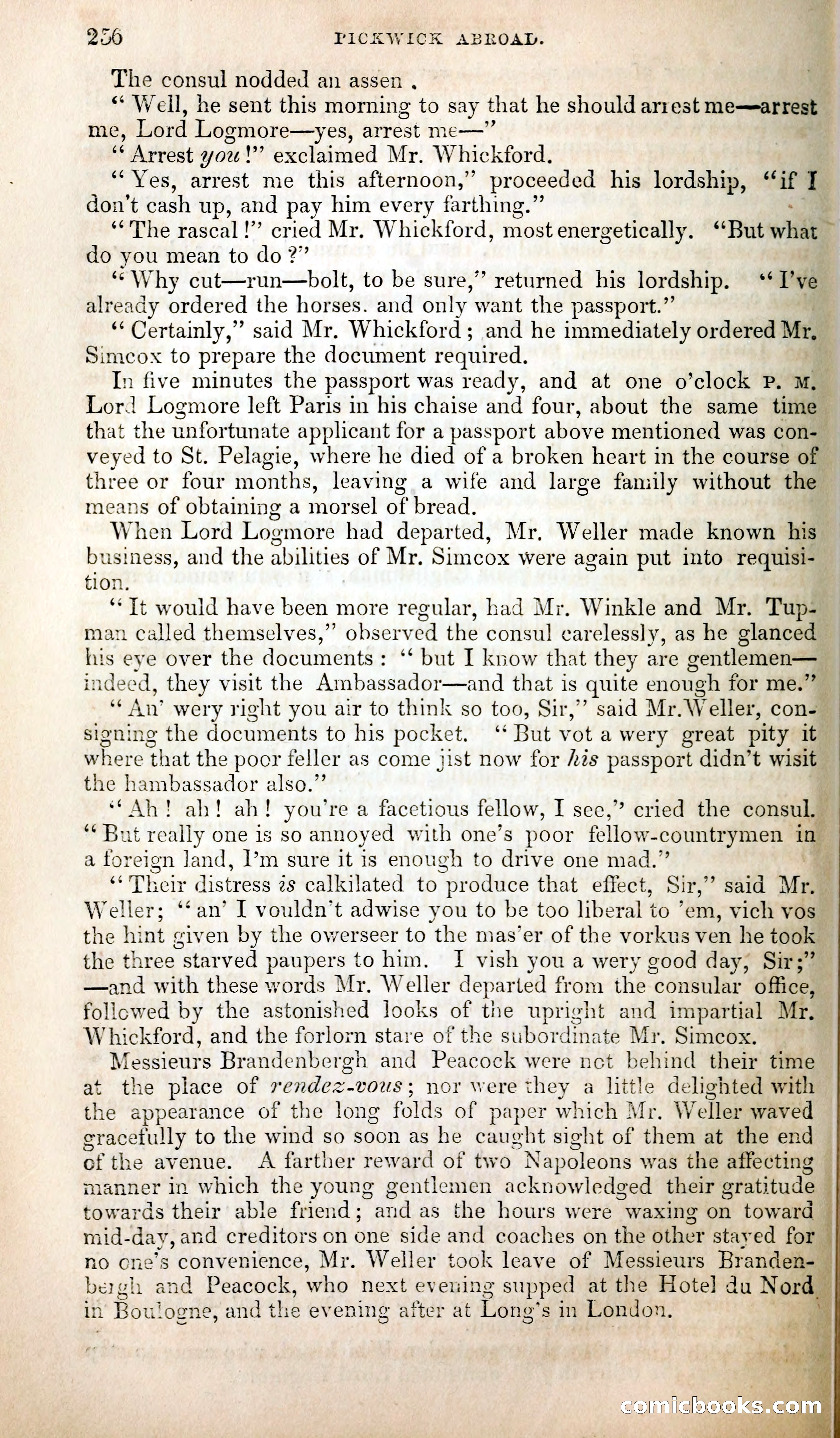 Pickwick Abroad; or, The Tour in France — page 269 of 399