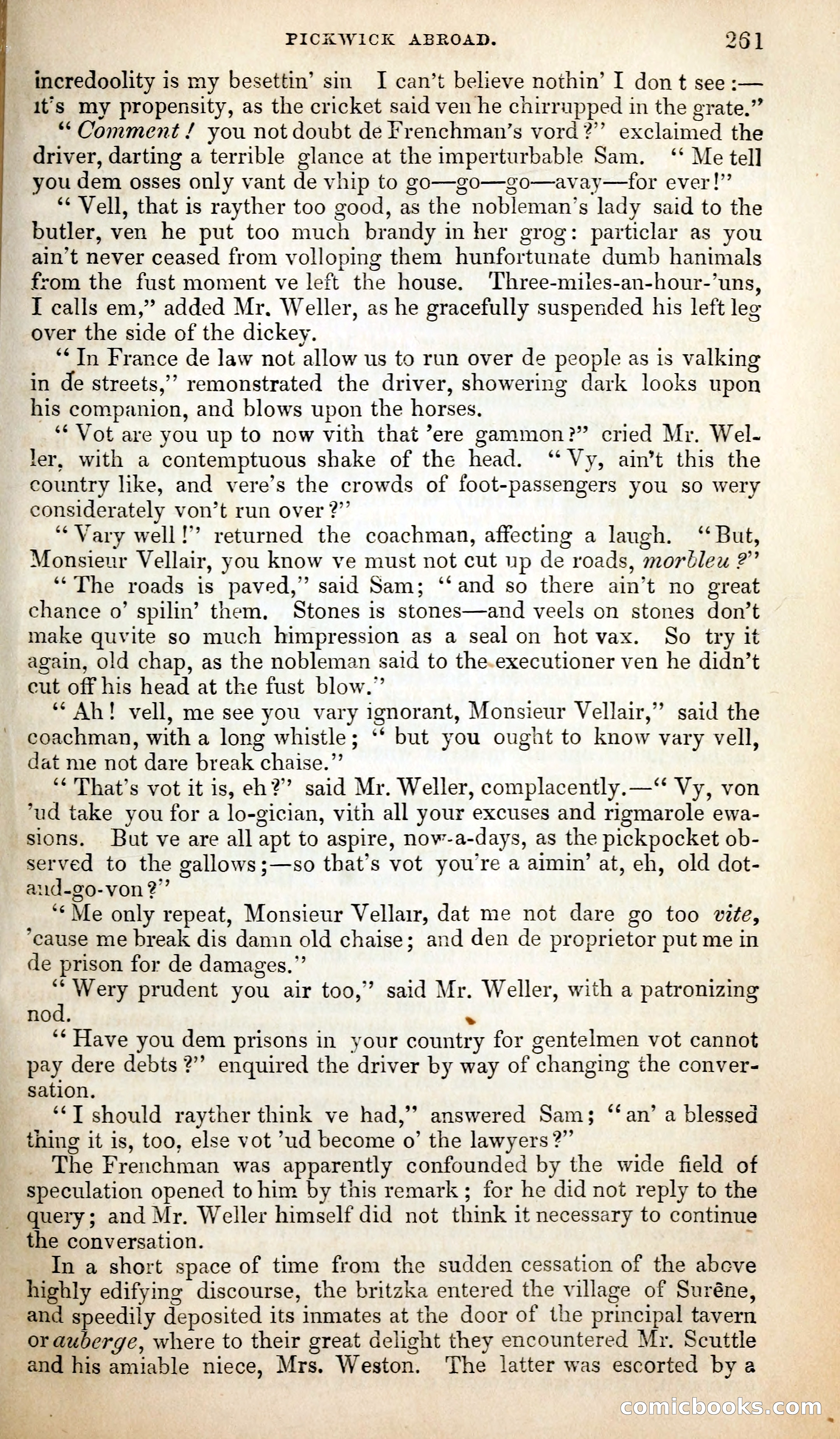 Pickwick Abroad; or, The Tour in France — page 274 of 399