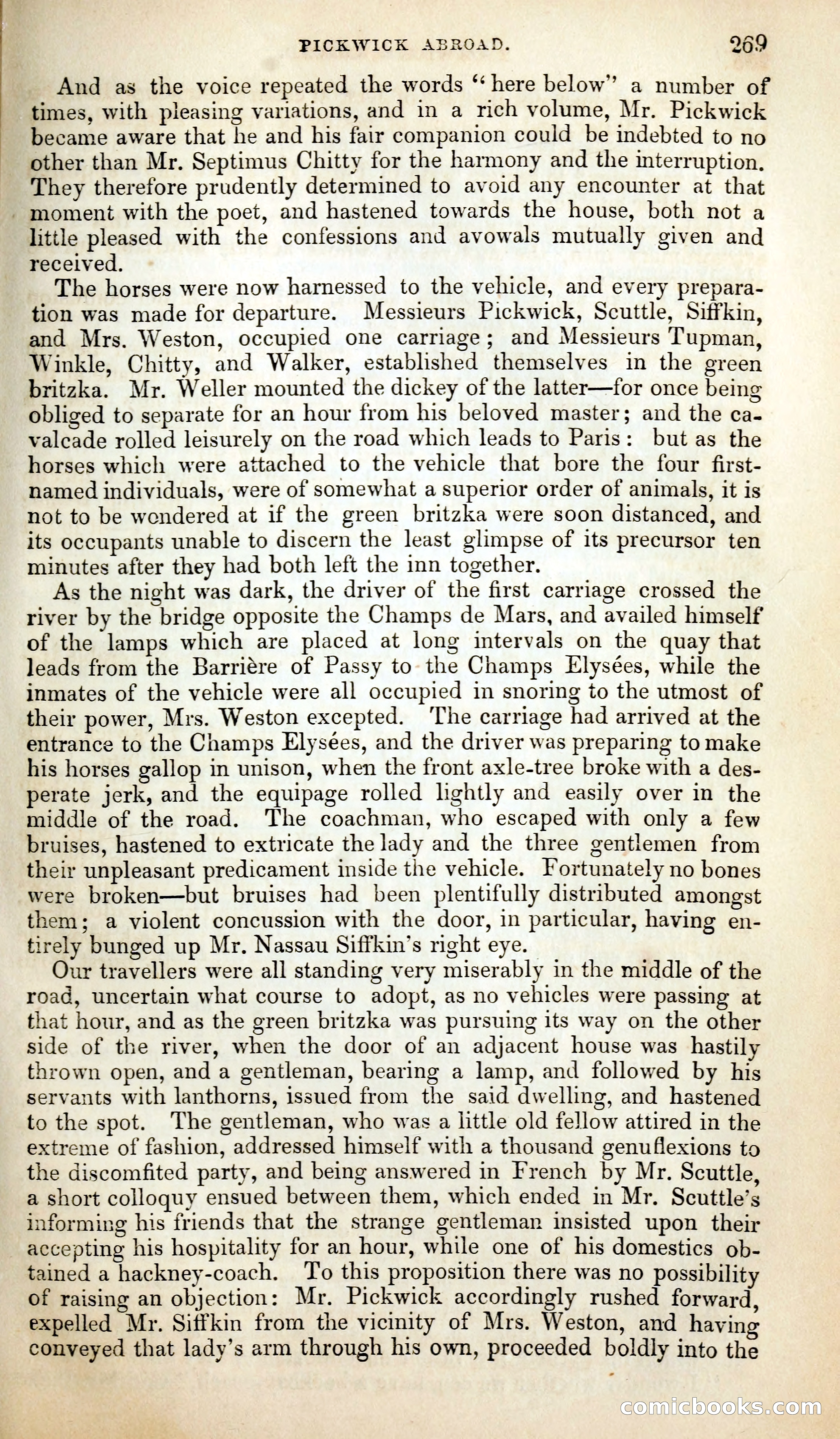 Pickwick Abroad; or, The Tour in France — page 282 of 399
