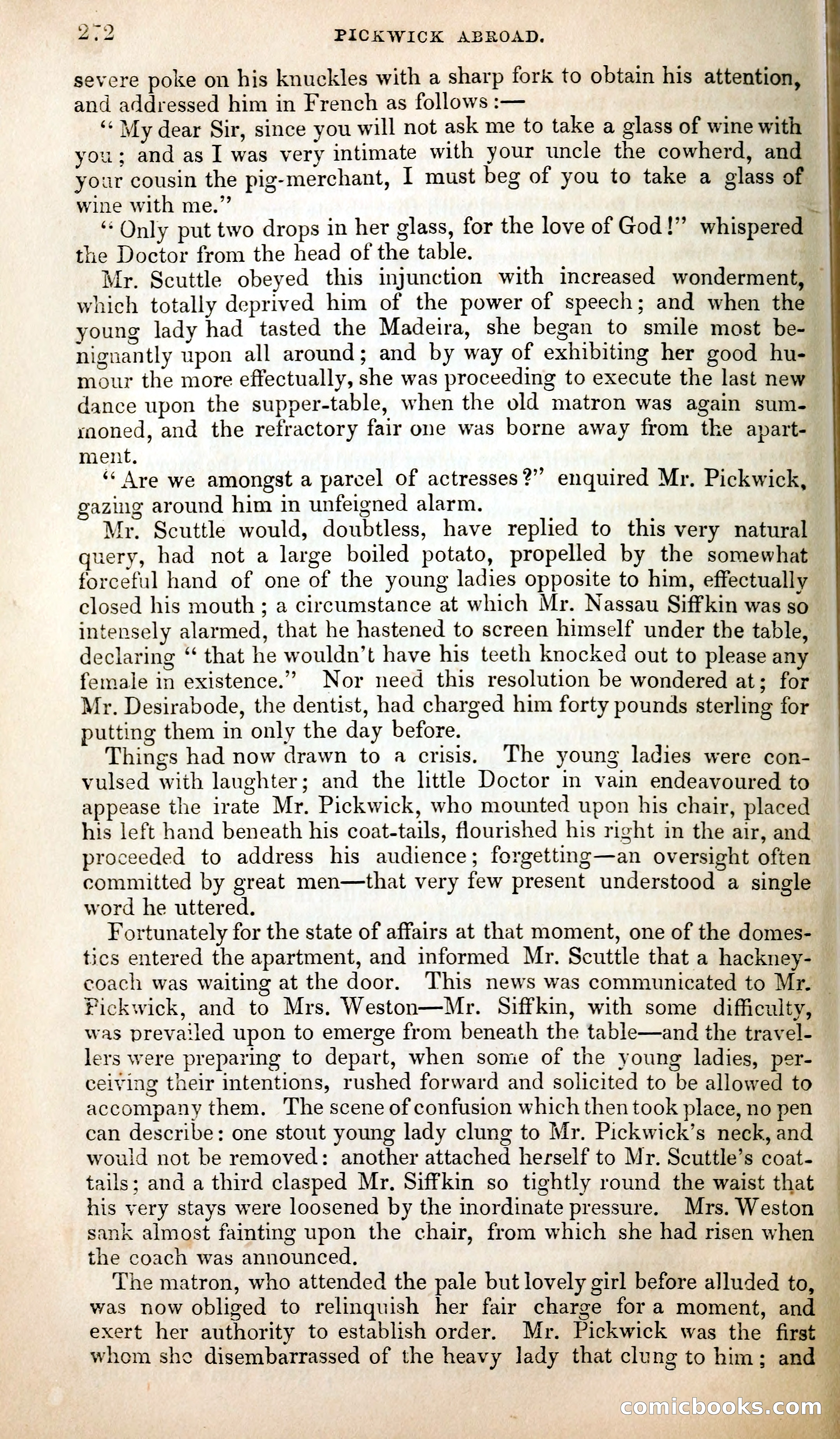 Pickwick Abroad; or, The Tour in France — page 285 of 399