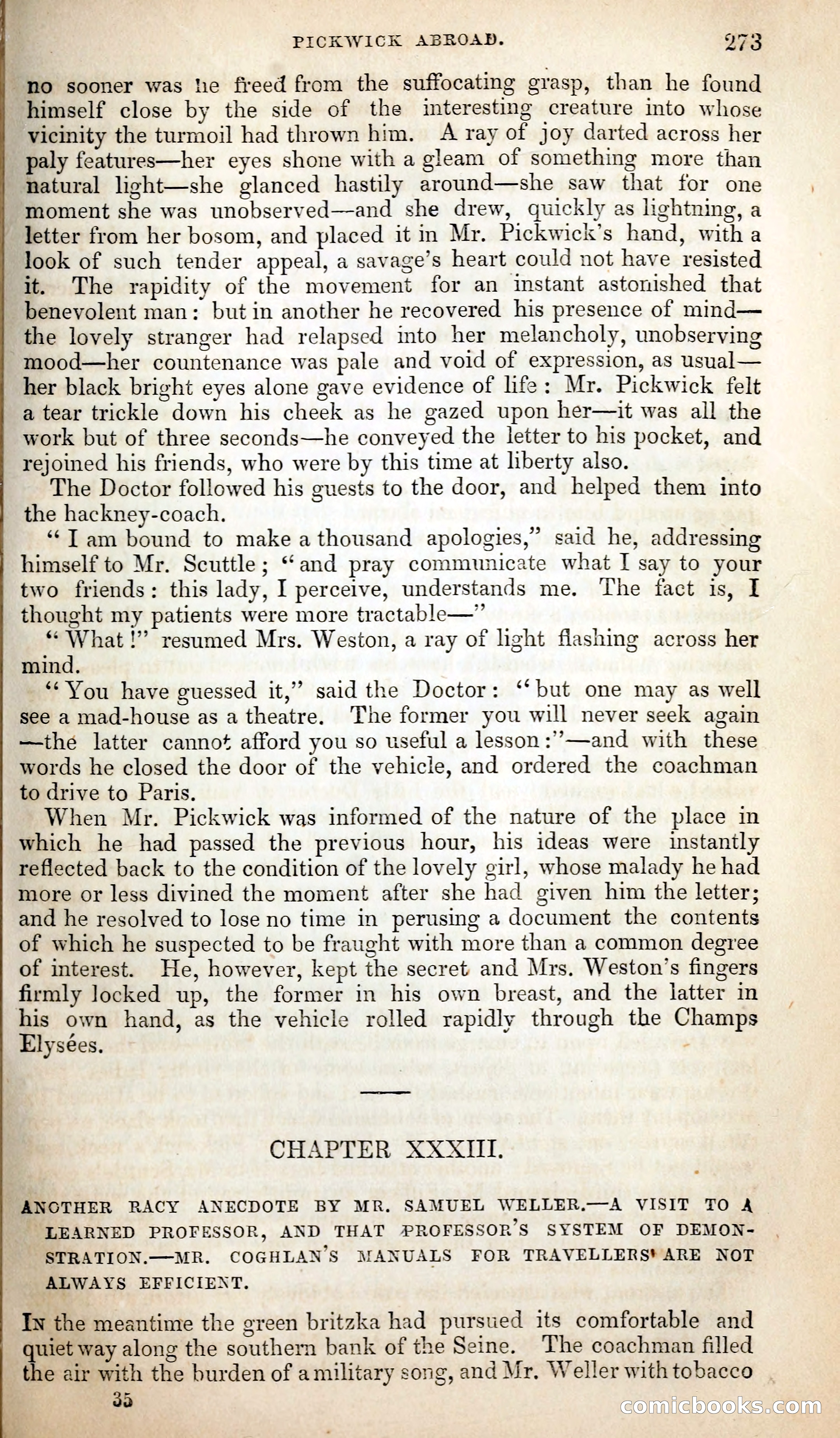 Pickwick Abroad; or, The Tour in France — page 286 of 399