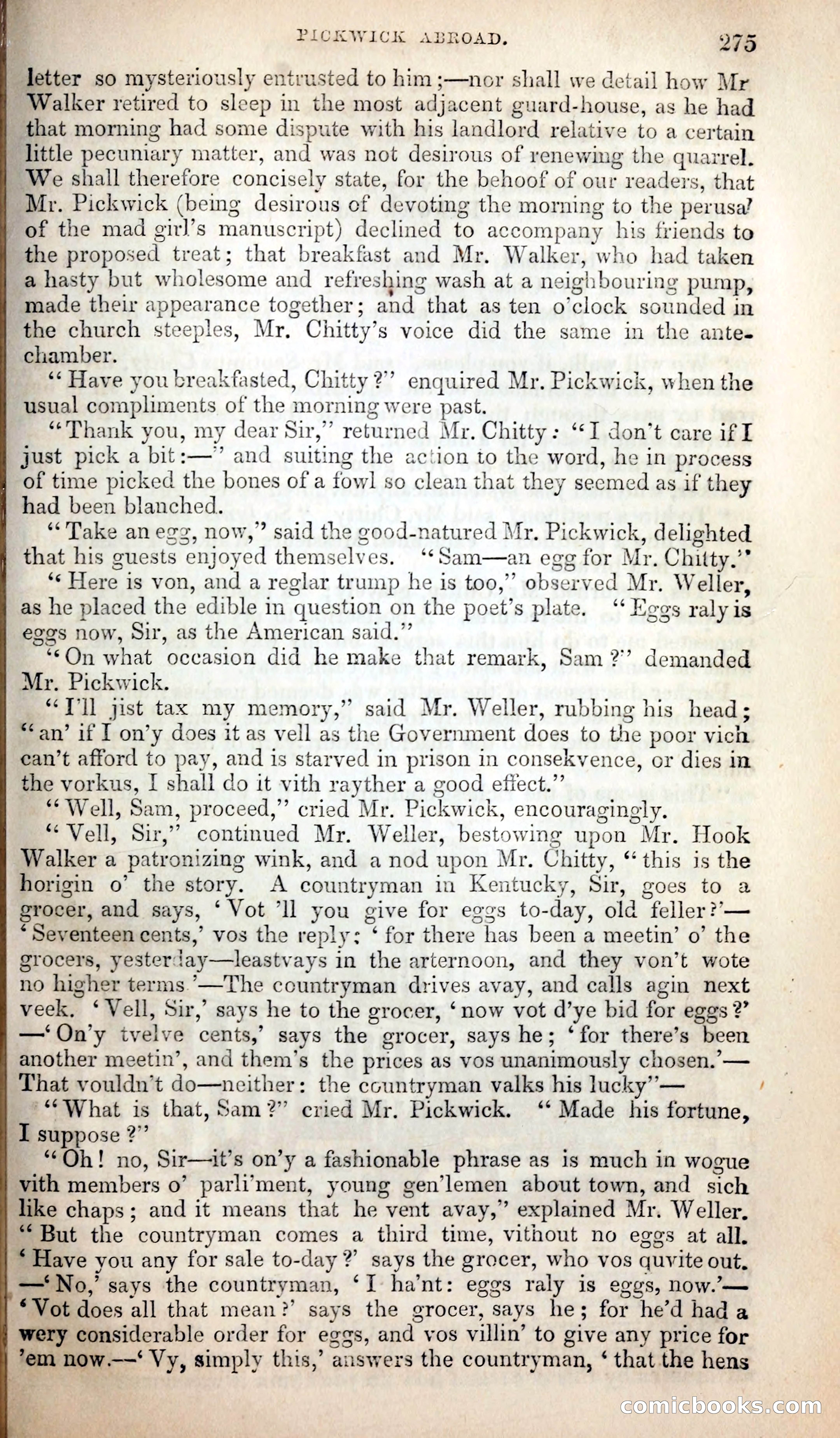 Pickwick Abroad; or, The Tour in France — page 288 of 399