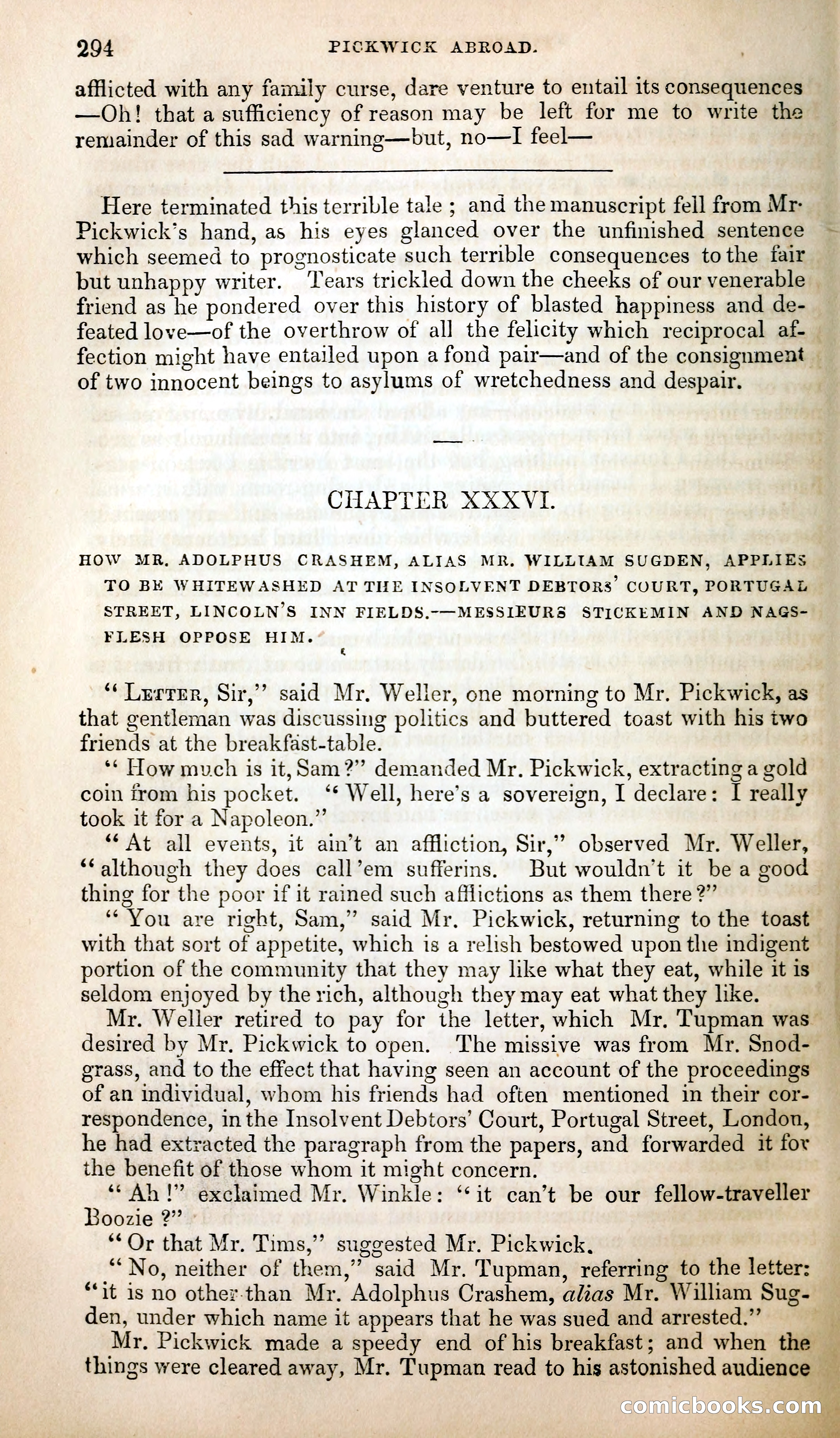 Pickwick Abroad; or, The Tour in France — page 307 of 399
