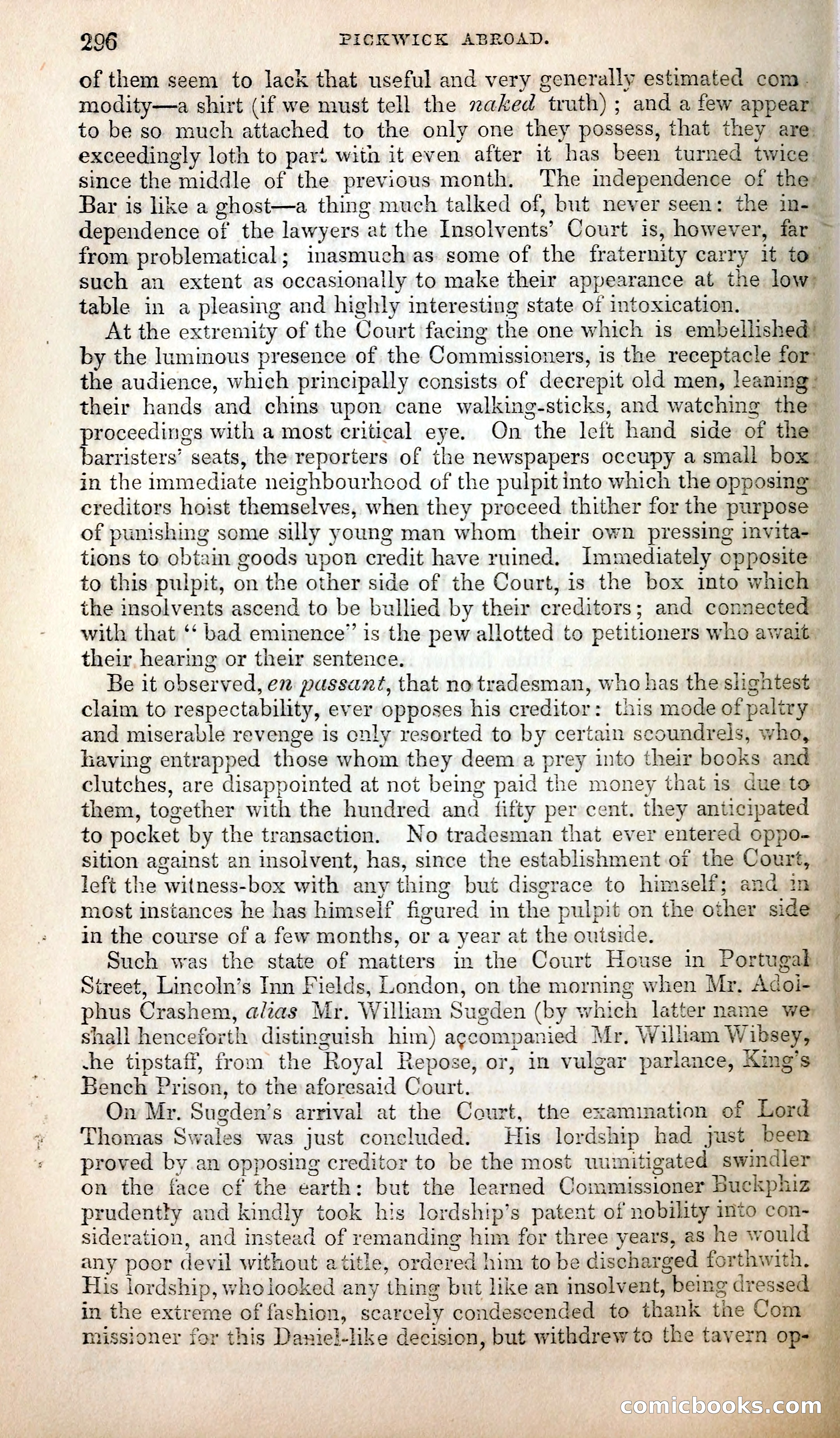 Pickwick Abroad; or, The Tour in France — page 309 of 399