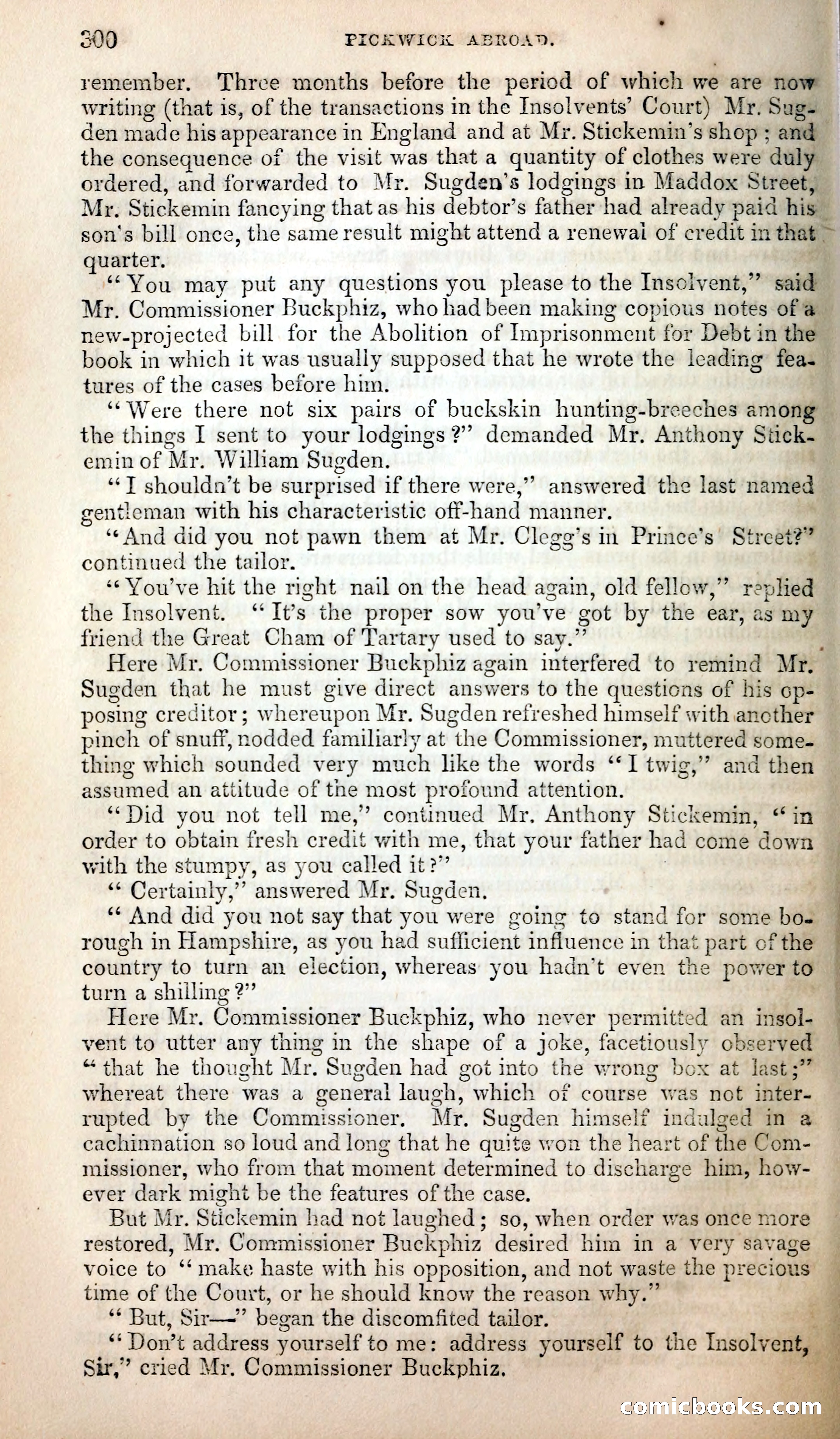 Pickwick Abroad; or, The Tour in France — page 313 of 399