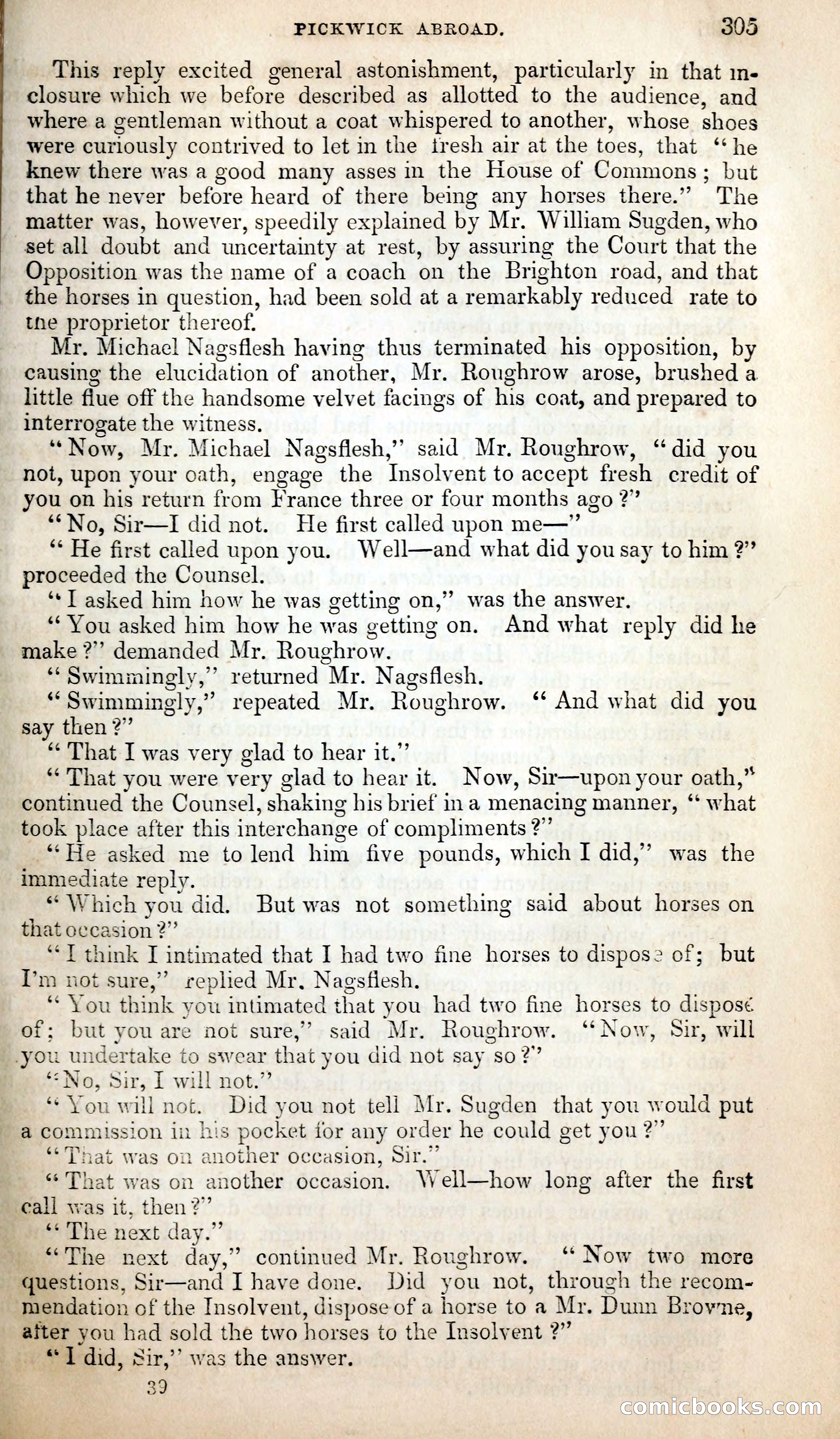 Pickwick Abroad; or, The Tour in France — page 318 of 399