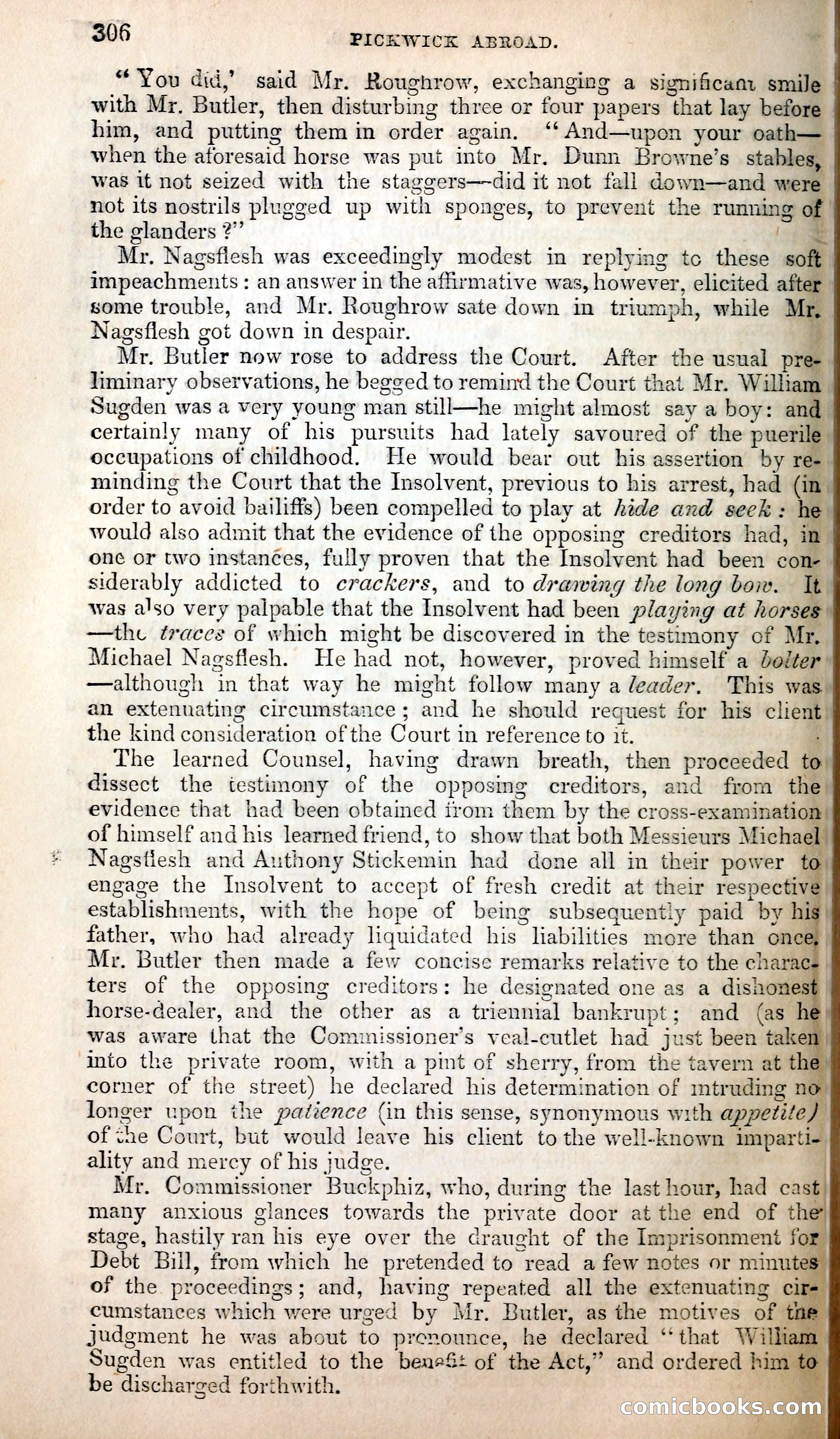 Pickwick Abroad; or, The Tour in France — page 319 of 399