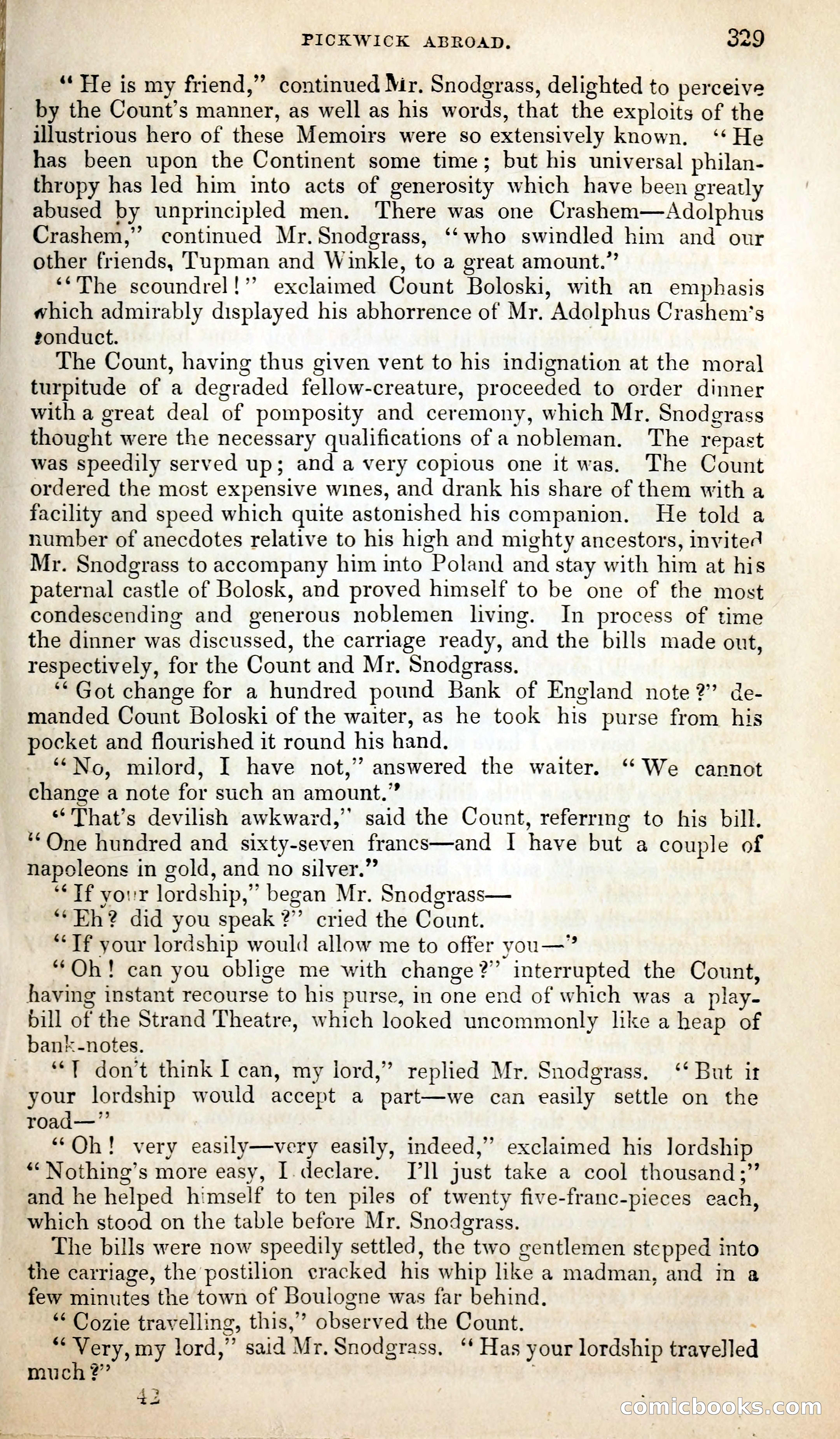 Pickwick Abroad; or, The Tour in France — page 342 of 399