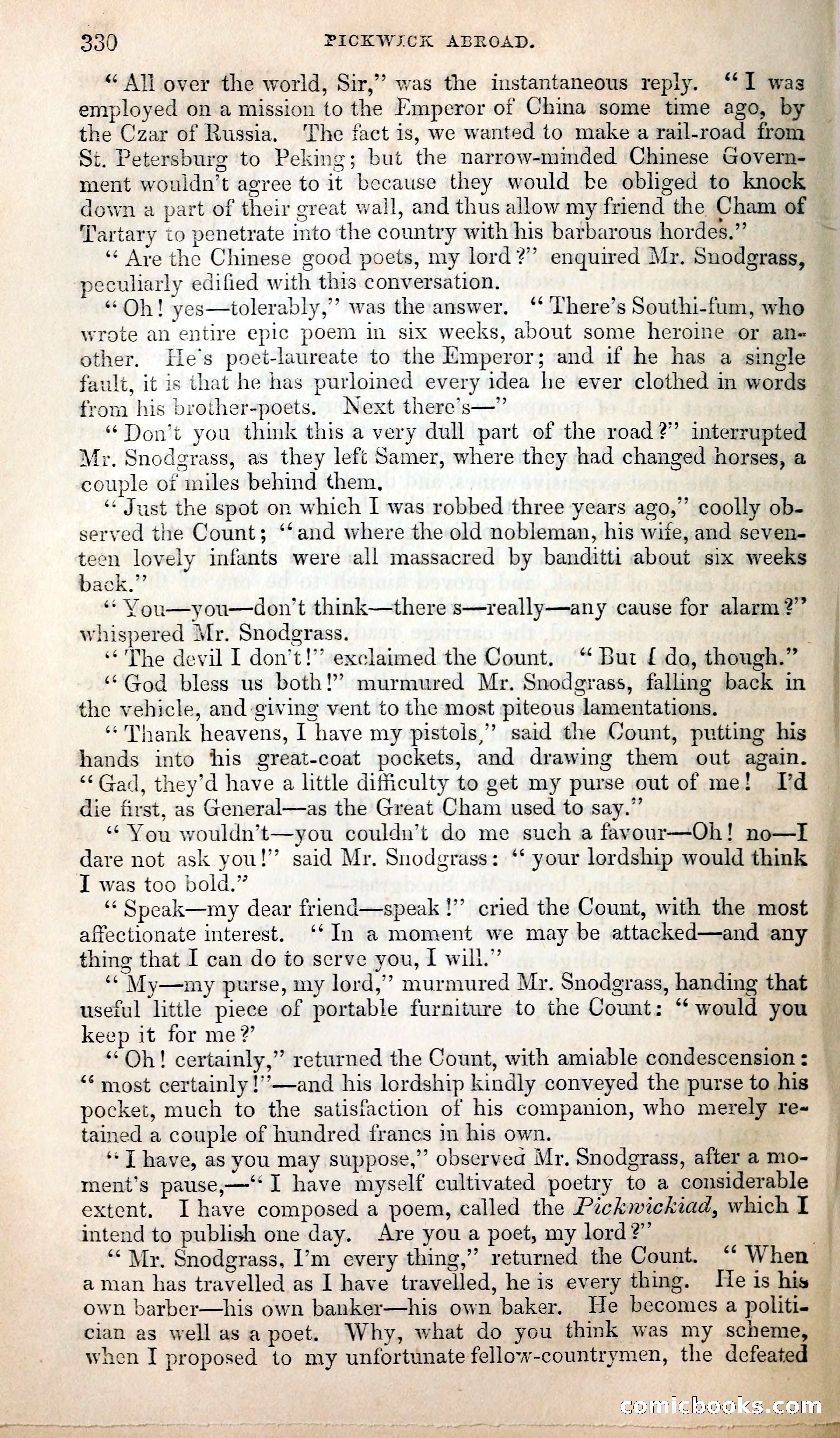 Pickwick Abroad; or, The Tour in France — page 343 of 399