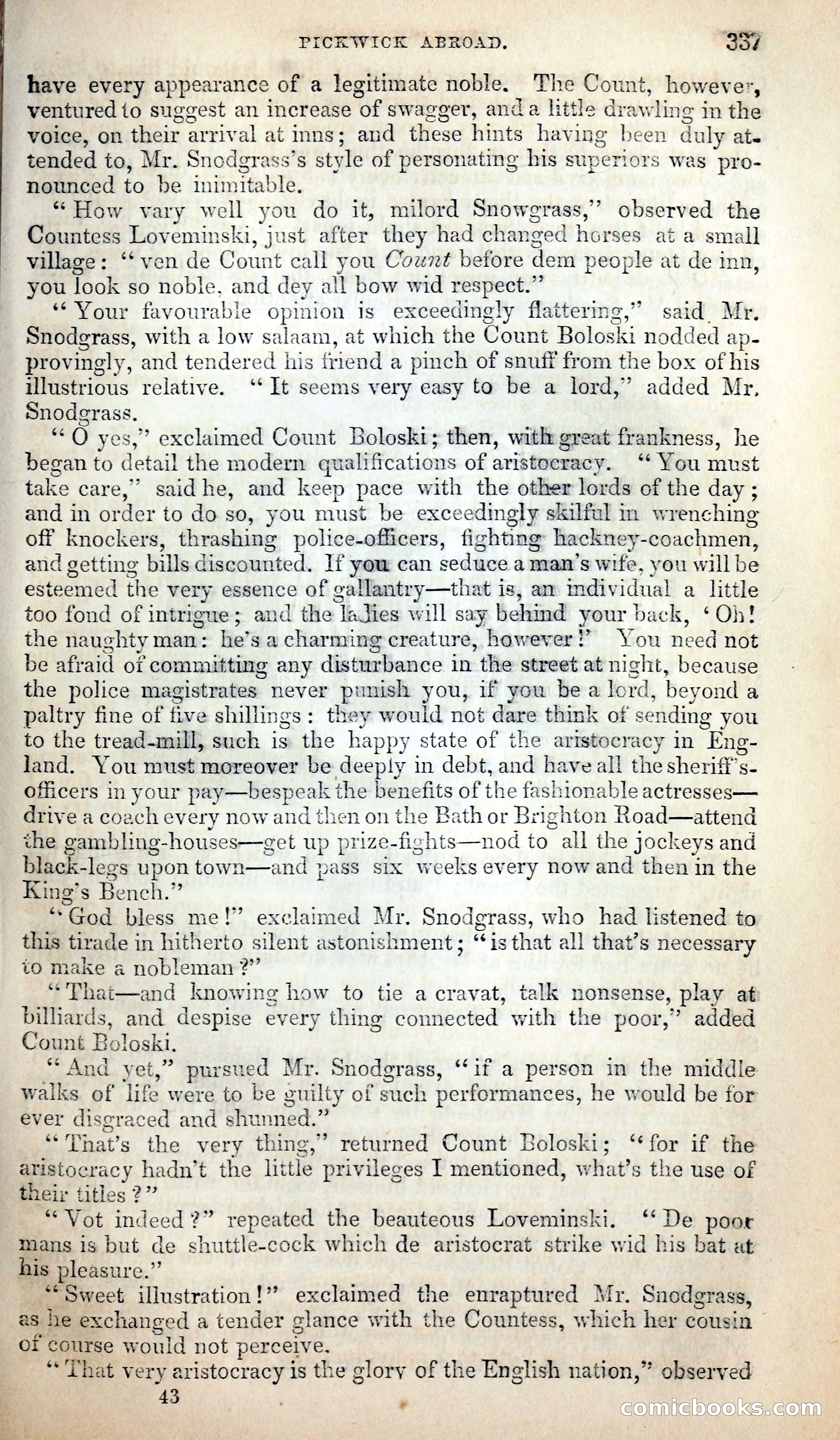 Pickwick Abroad; or, The Tour in France — page 350 of 399