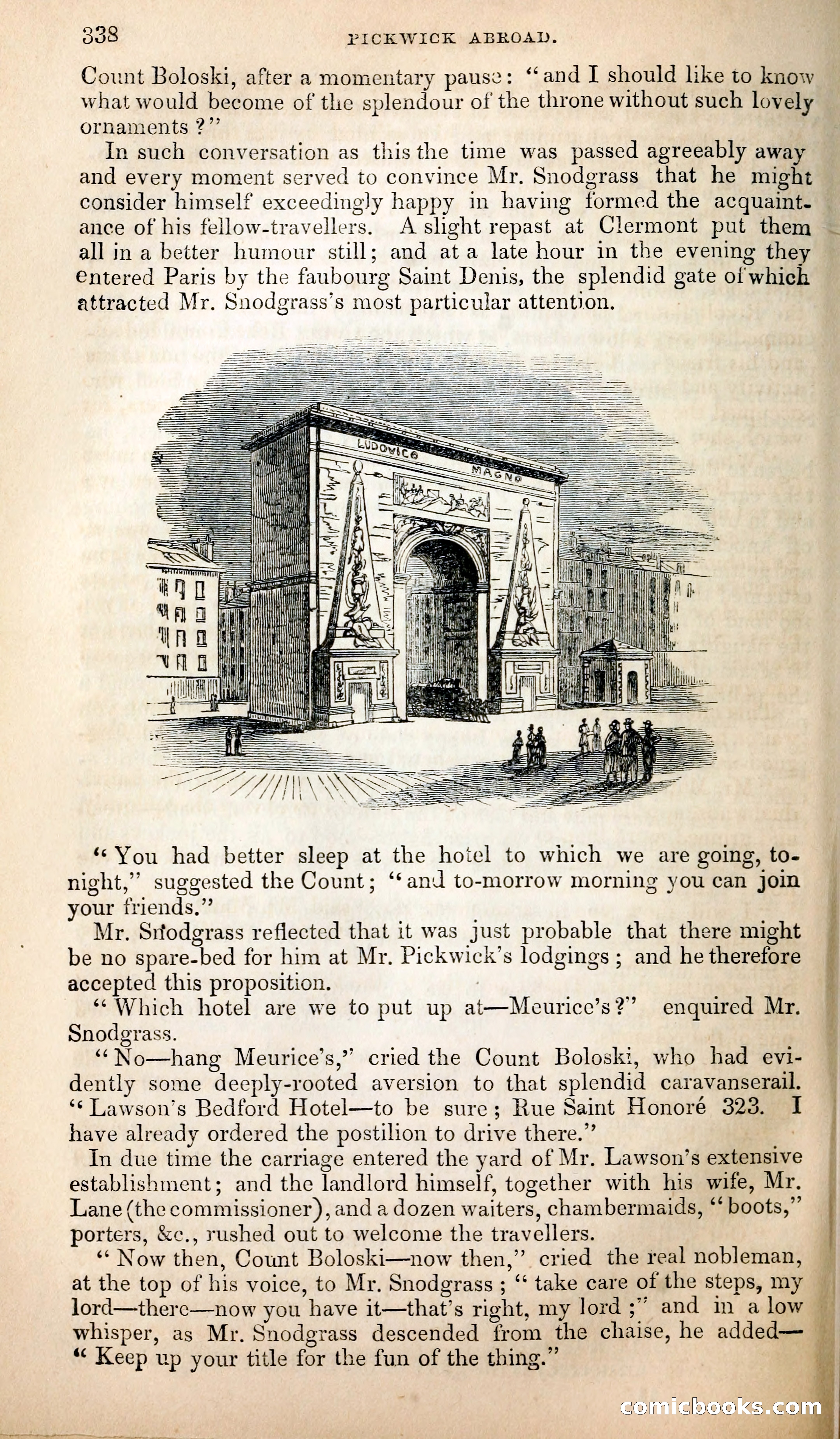 Pickwick Abroad; or, The Tour in France — page 351 of 399