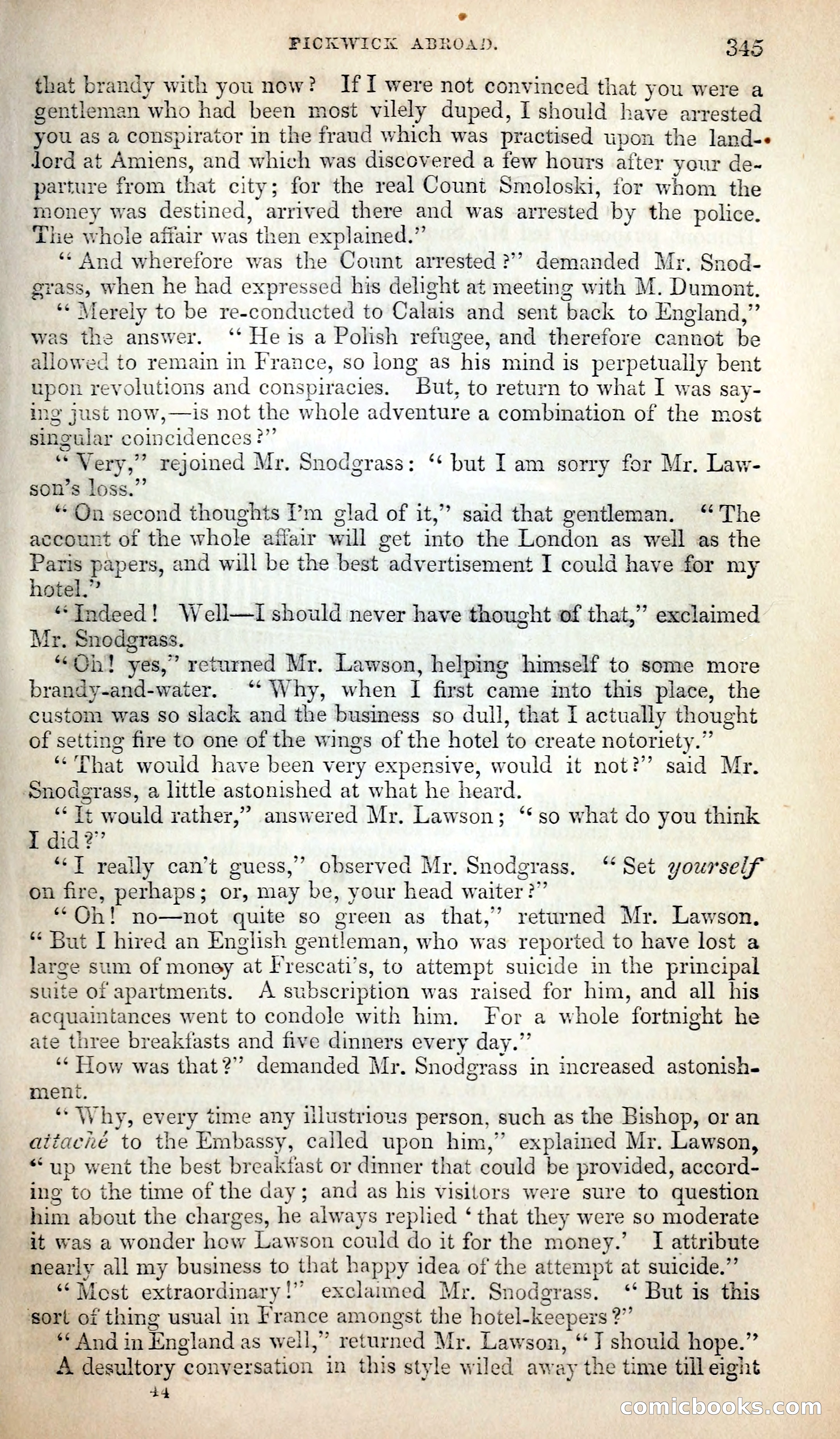 Pickwick Abroad; or, The Tour in France — page 358 of 399