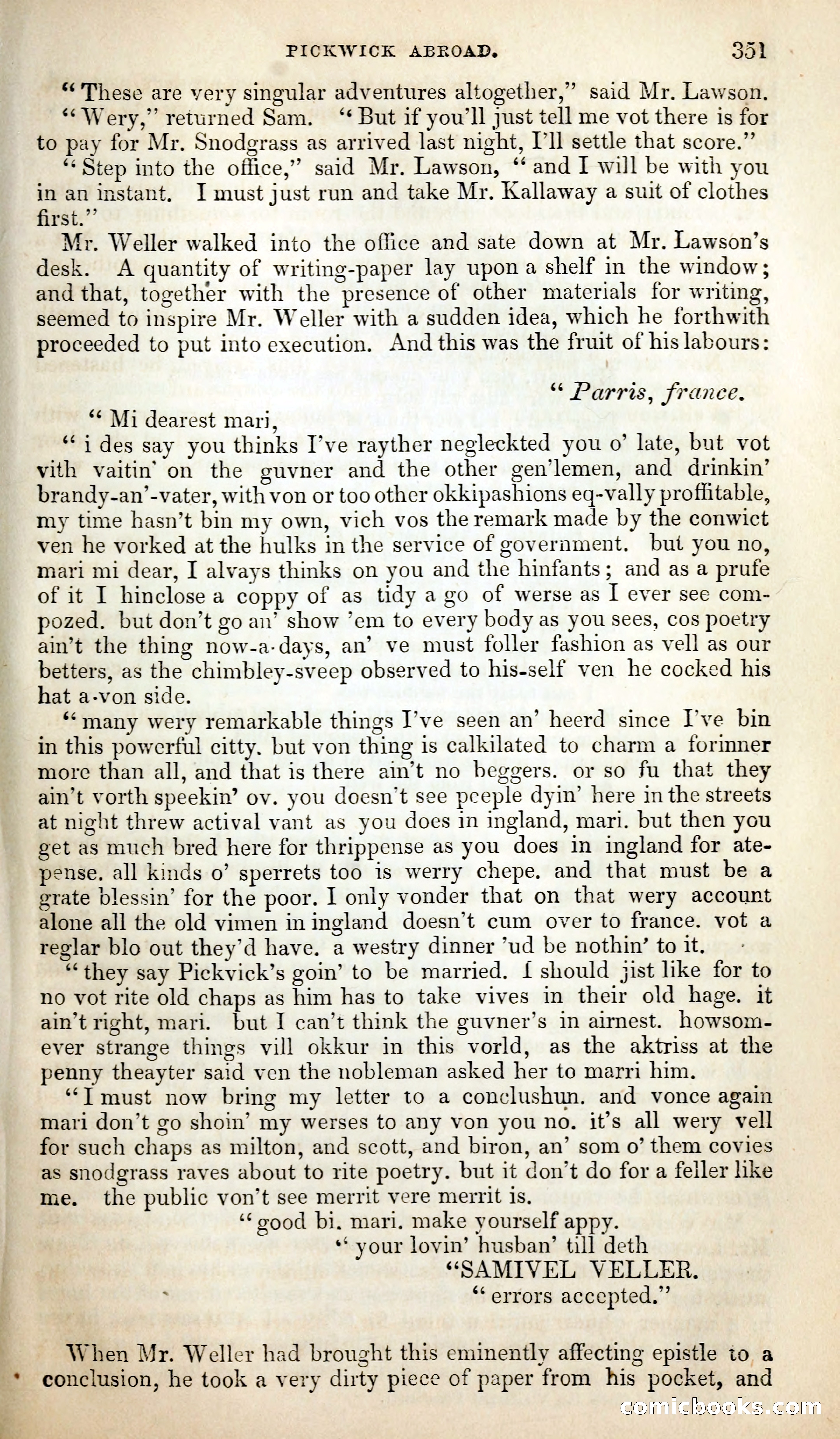 Pickwick Abroad; or, The Tour in France — page 364 of 399