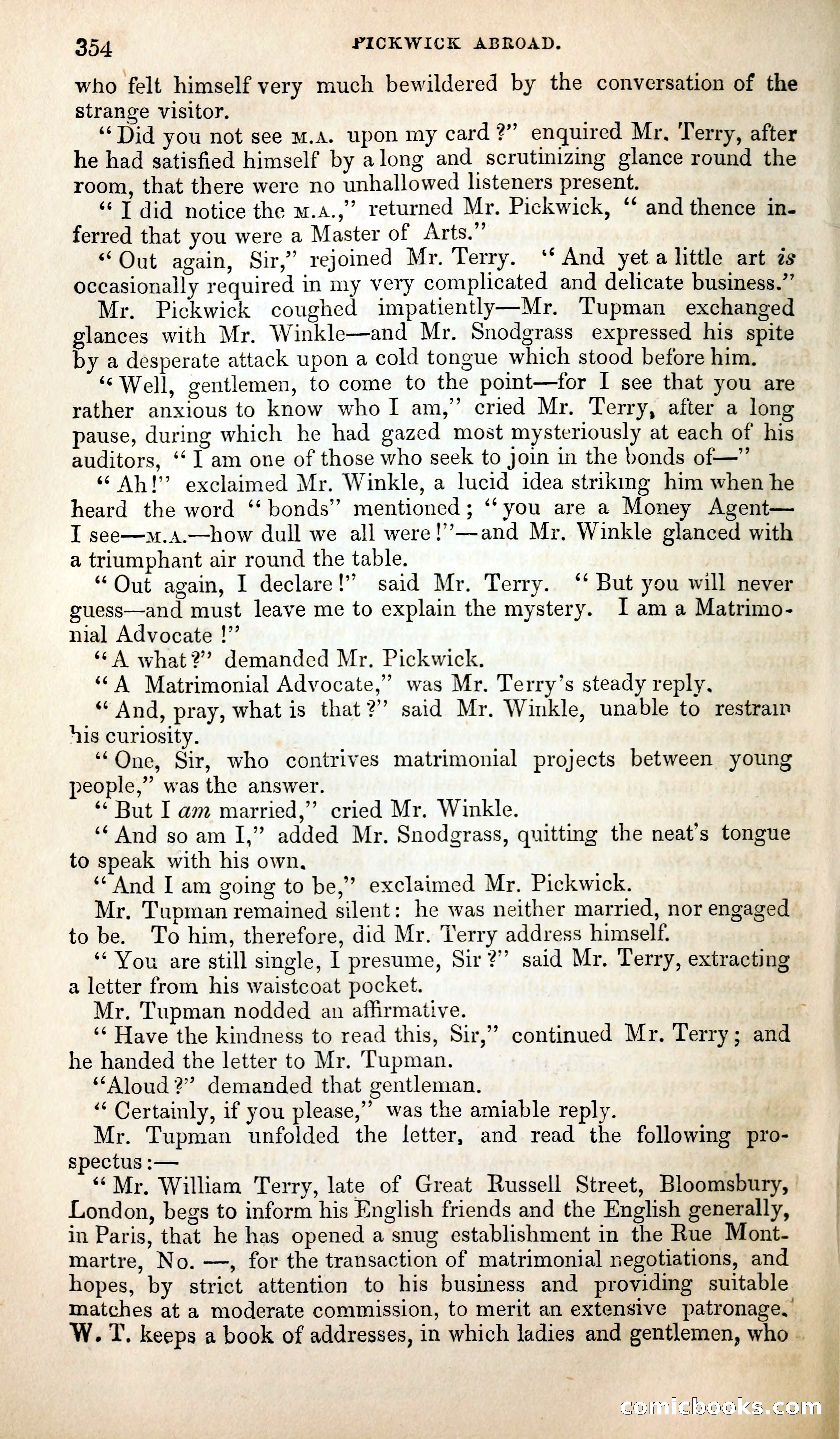Pickwick Abroad; or, The Tour in France — page 367 of 399