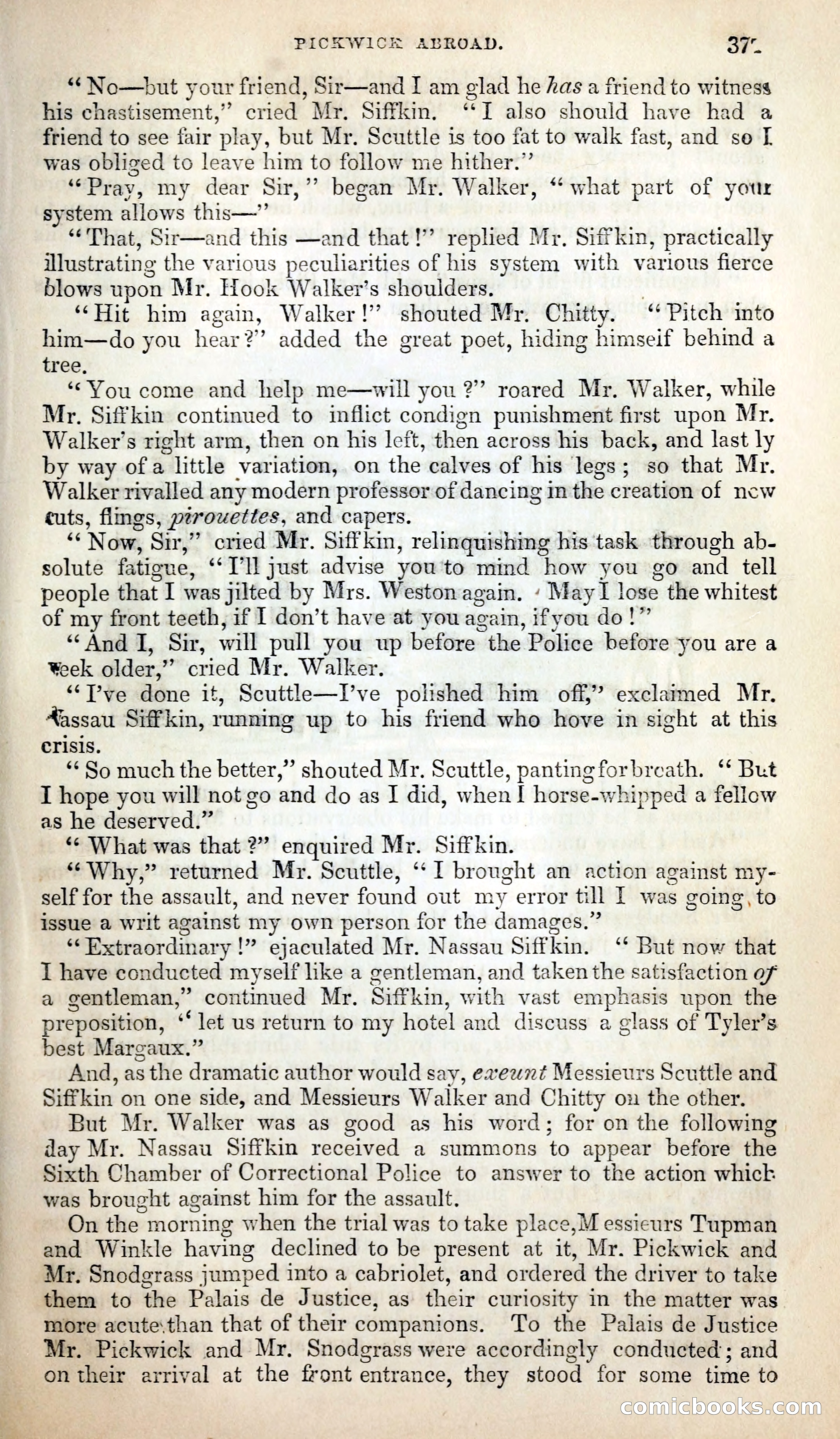 Pickwick Abroad; or, The Tour in France — page 384 of 399