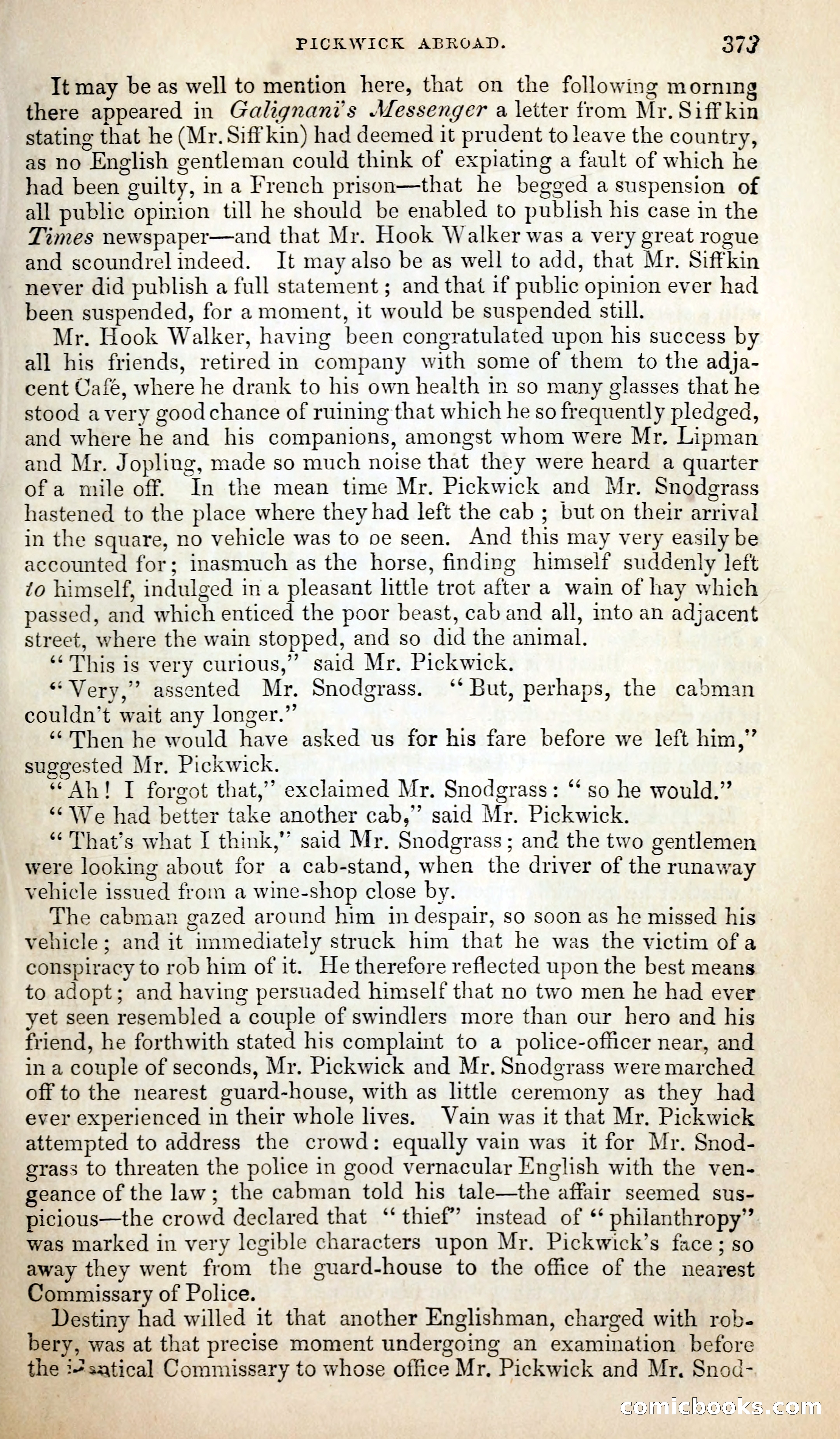 Pickwick Abroad; or, The Tour in France — page 386 of 399
