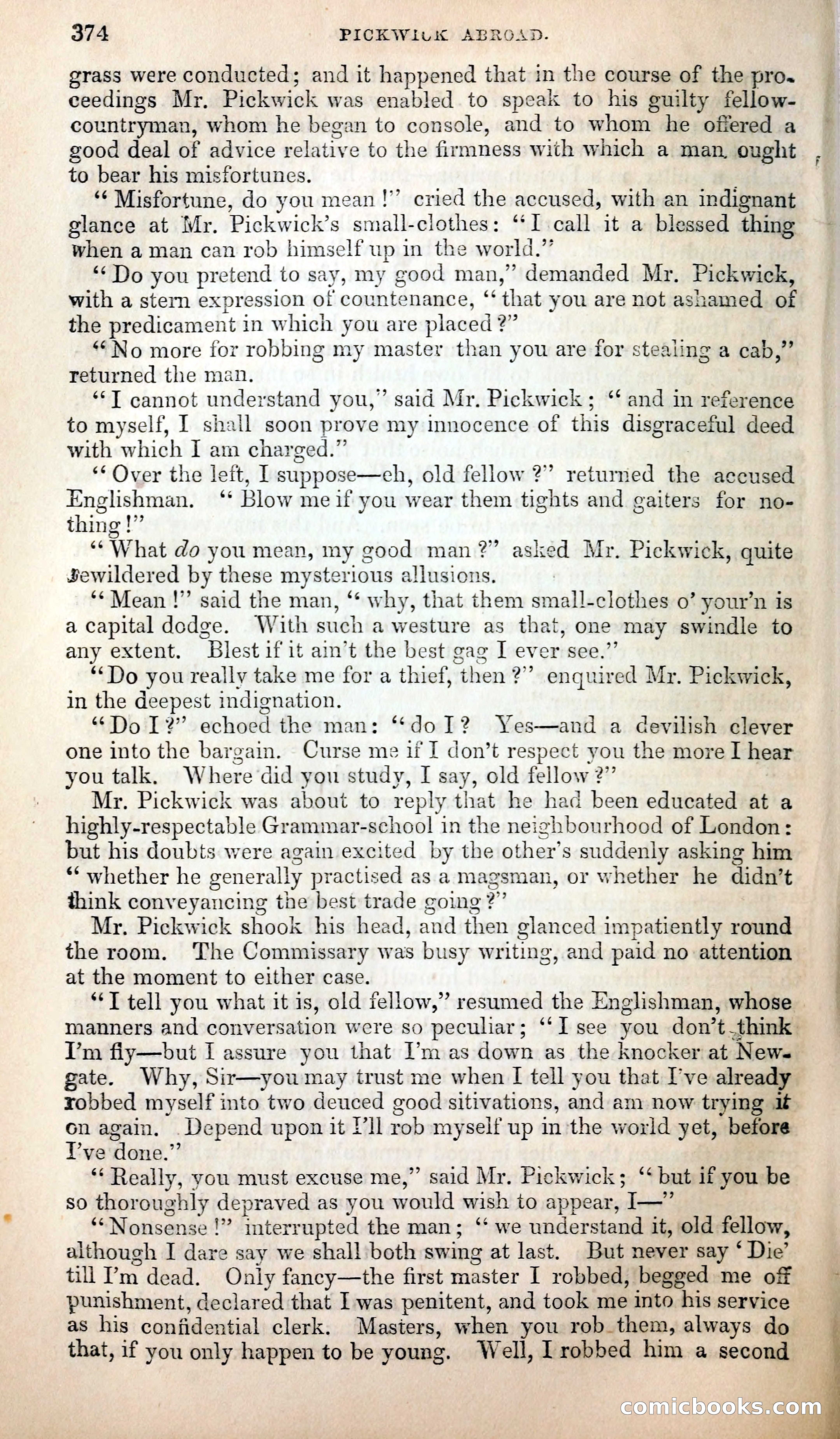 Pickwick Abroad; or, The Tour in France — page 387 of 399