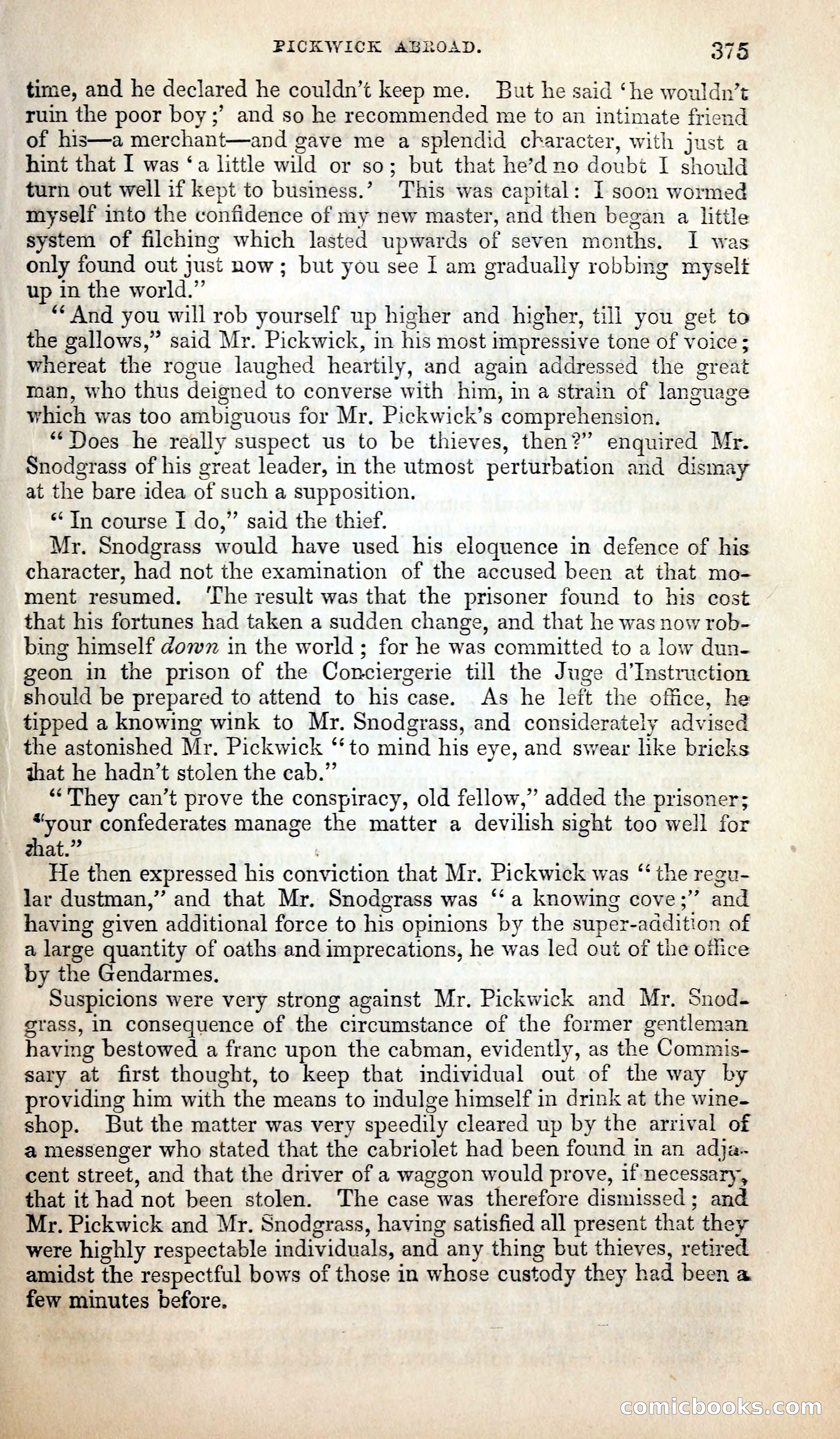 Pickwick Abroad; or, The Tour in France — page 388 of 399