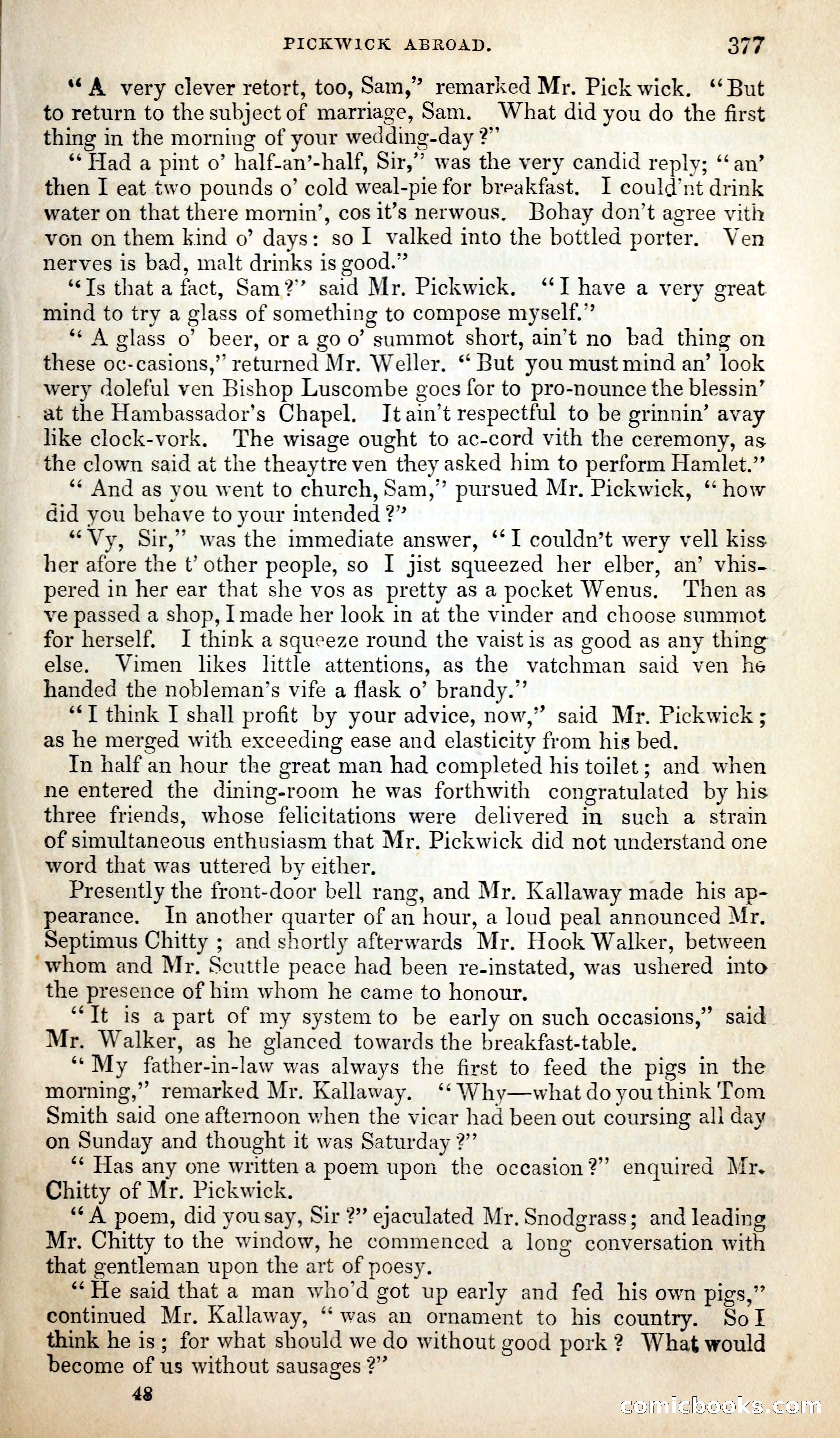 Pickwick Abroad; or, The Tour in France — page 390 of 399