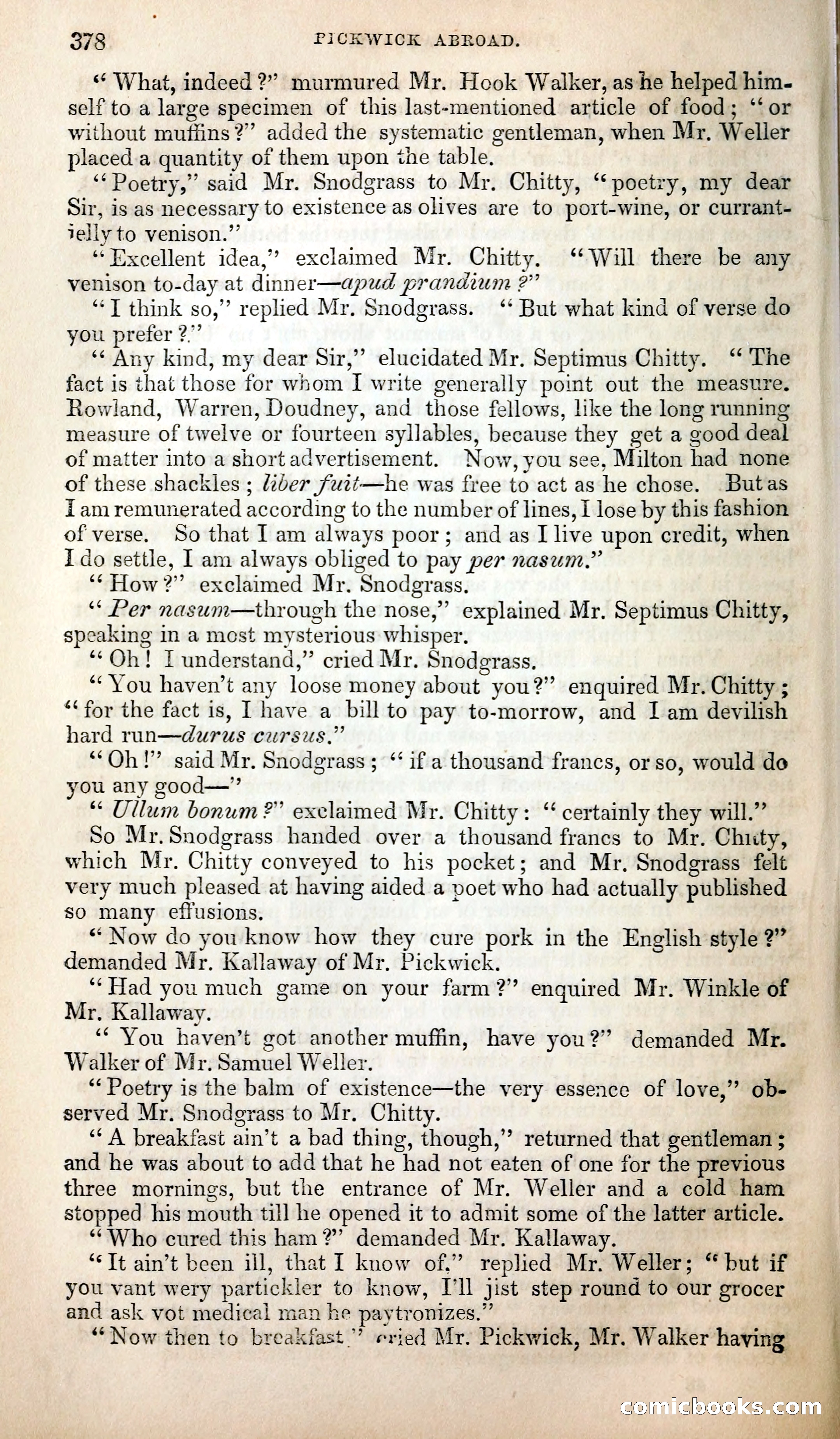 Pickwick Abroad; or, The Tour in France — page 391 of 399