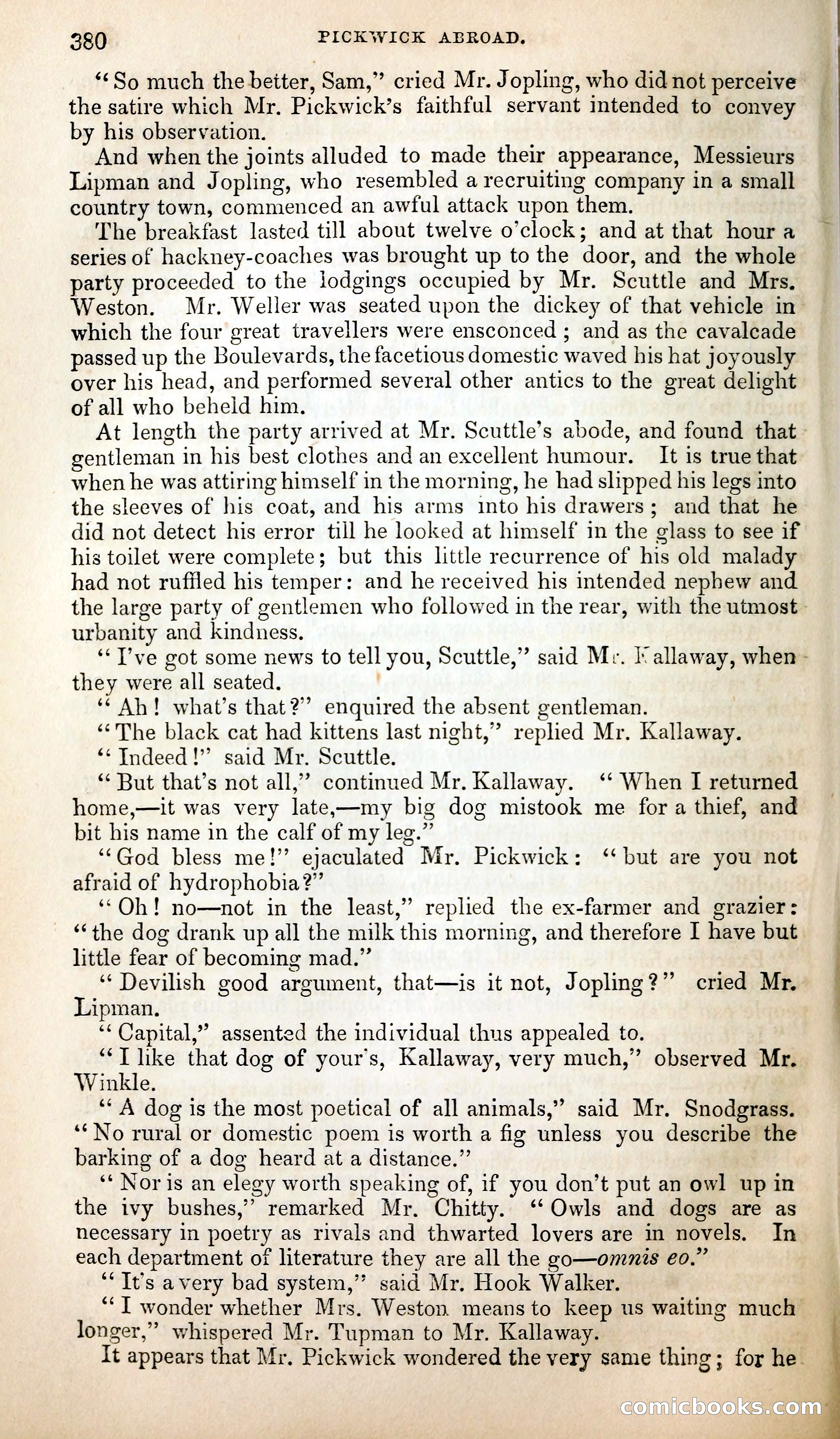Pickwick Abroad; or, The Tour in France — page 393 of 399