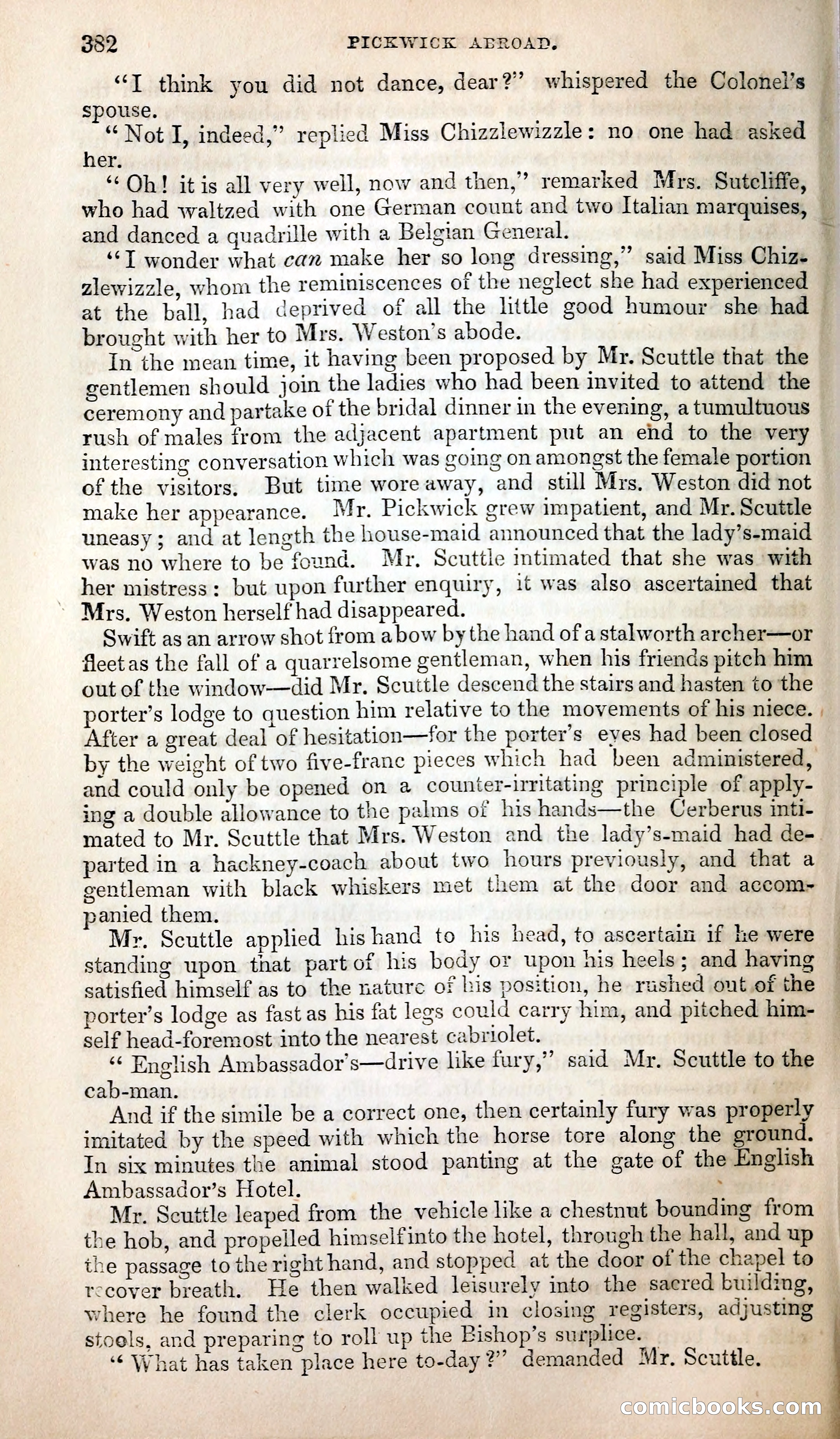 Pickwick Abroad; or, The Tour in France — page 395 of 399