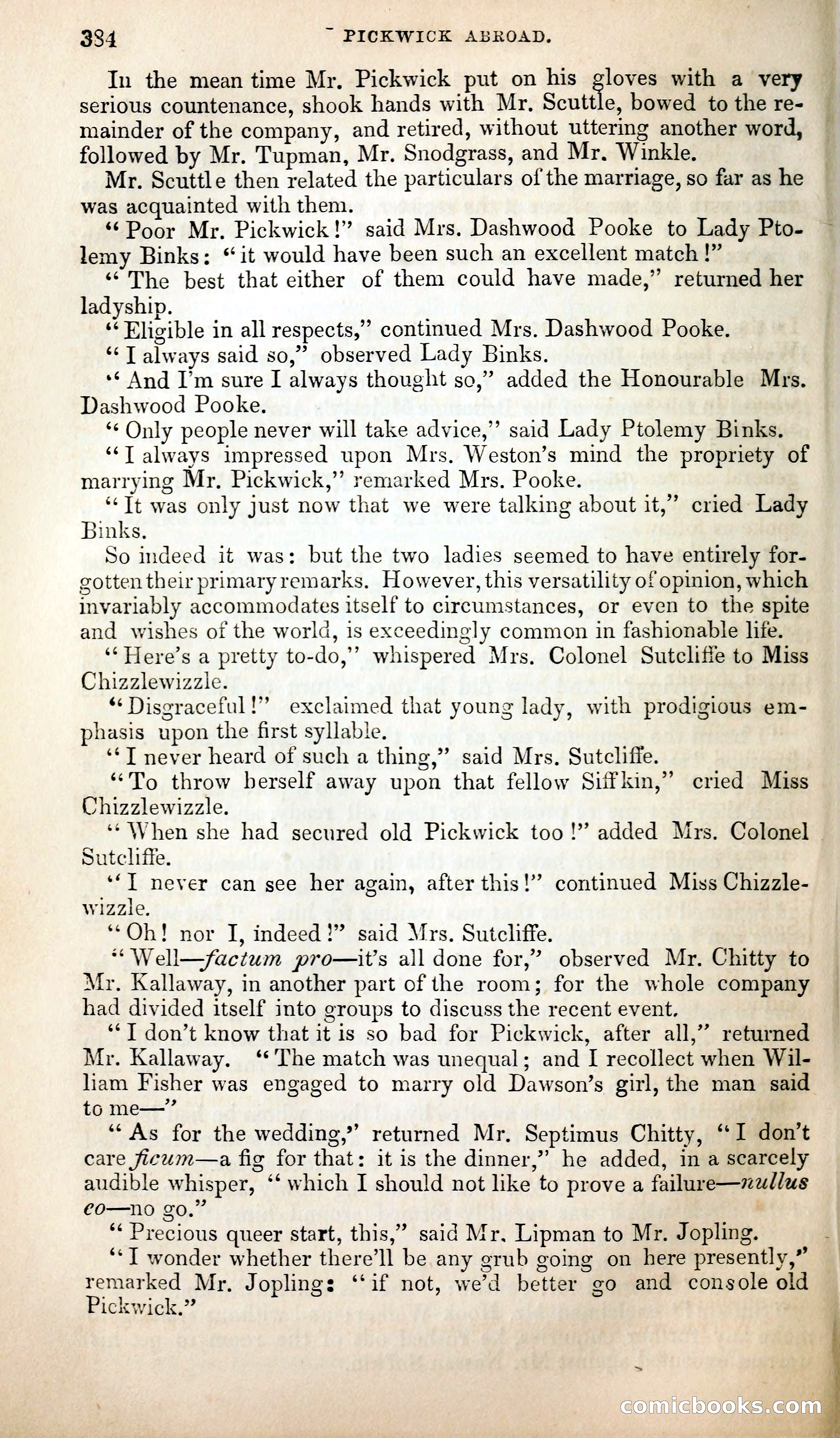 Pickwick Abroad; or, The Tour in France — page 397 of 399