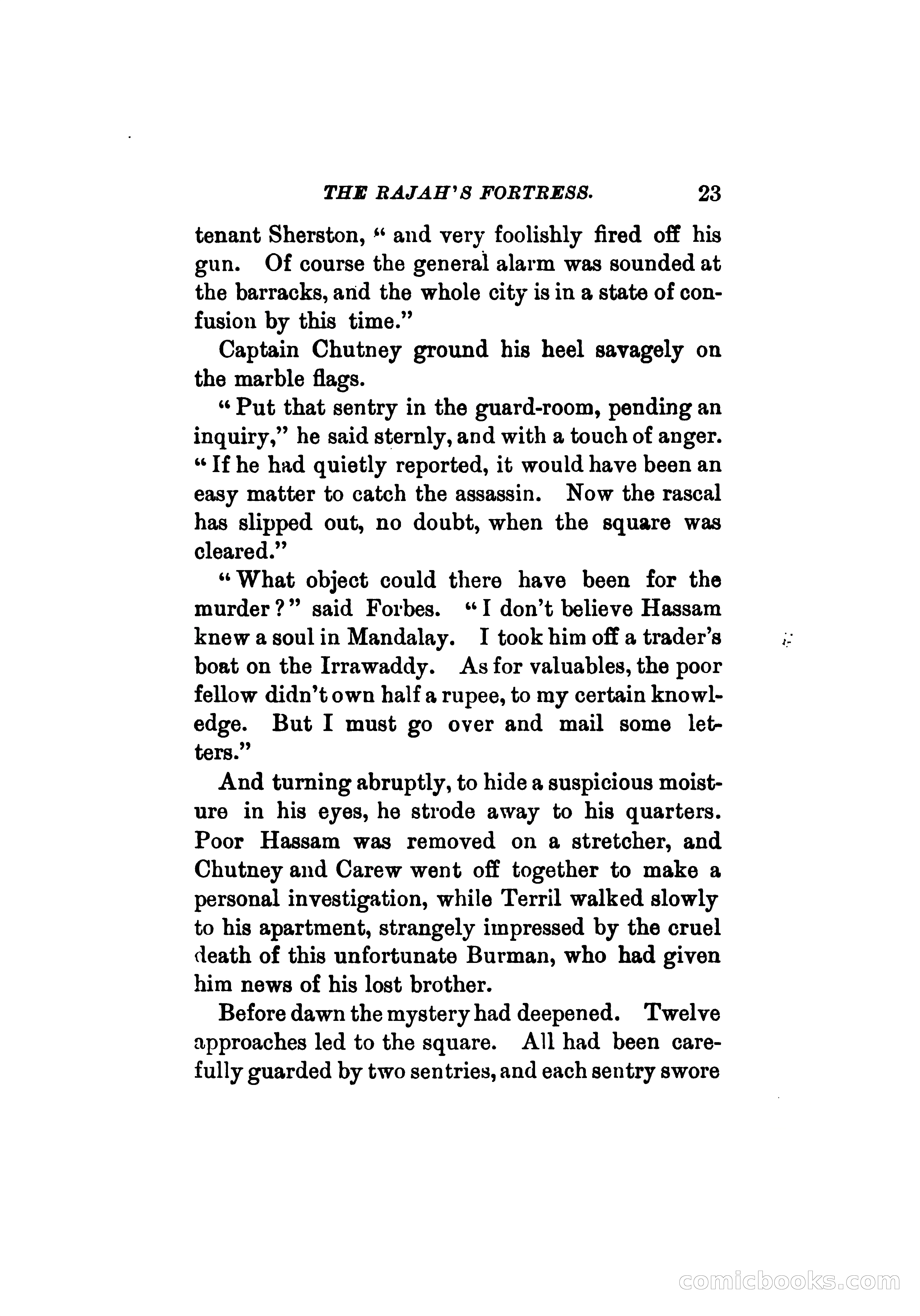 The Rajah's Fortress — page 32 of 336