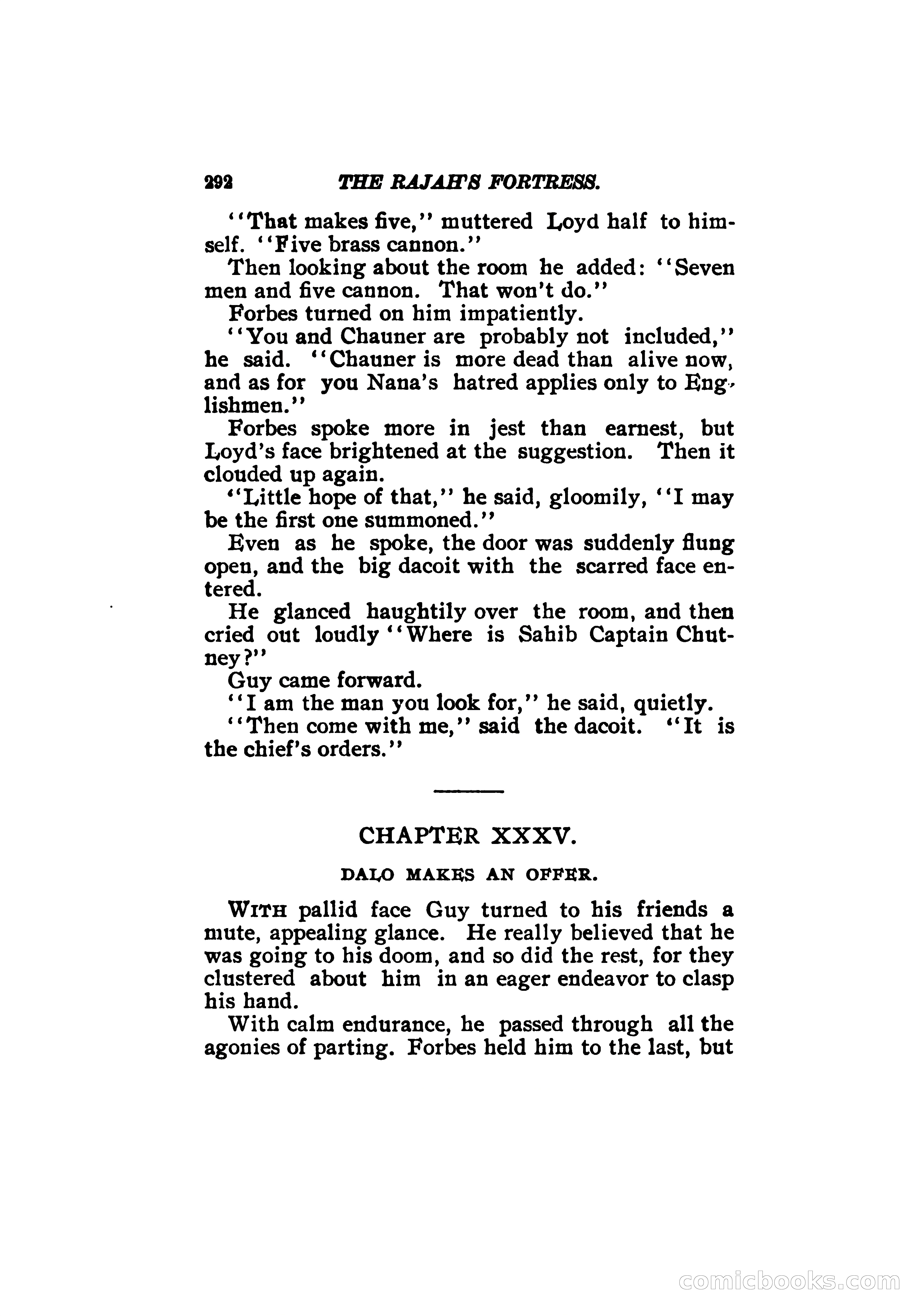 The Rajah's Fortress — page 307 of 336