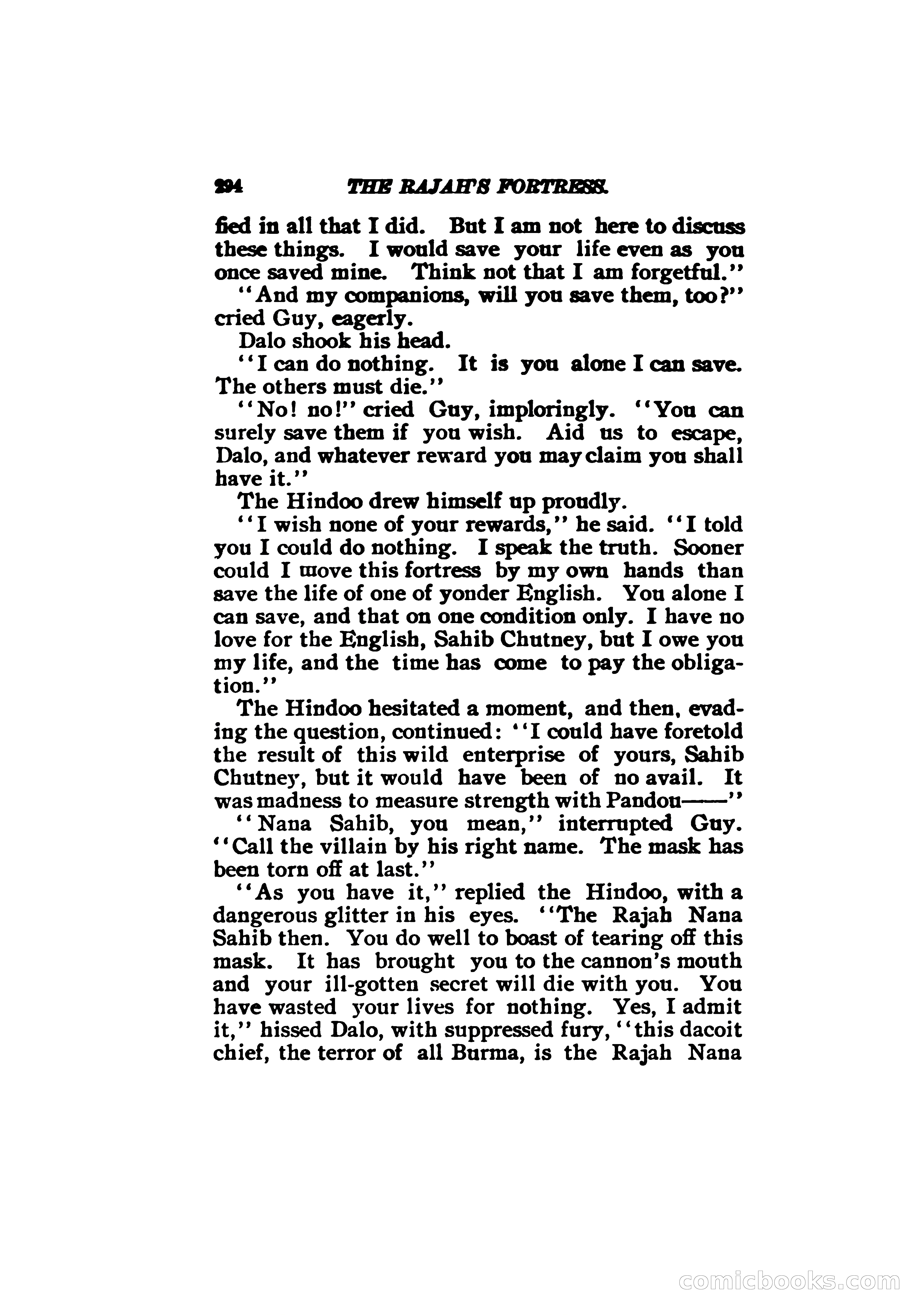 The Rajah's Fortress — page 309 of 336