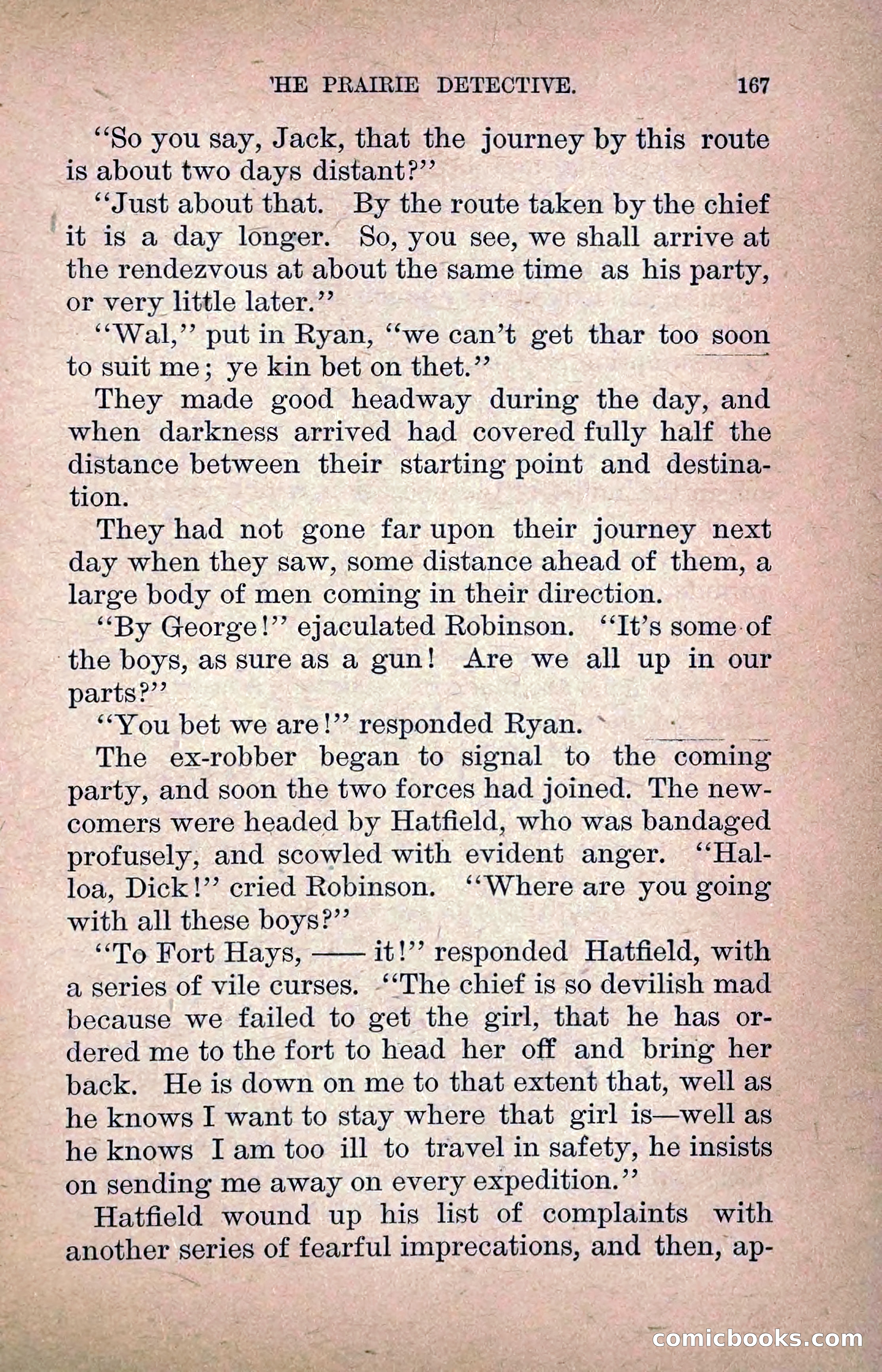 The Prairie Detective: Secret Service Series No. 24 — page 169 of 218