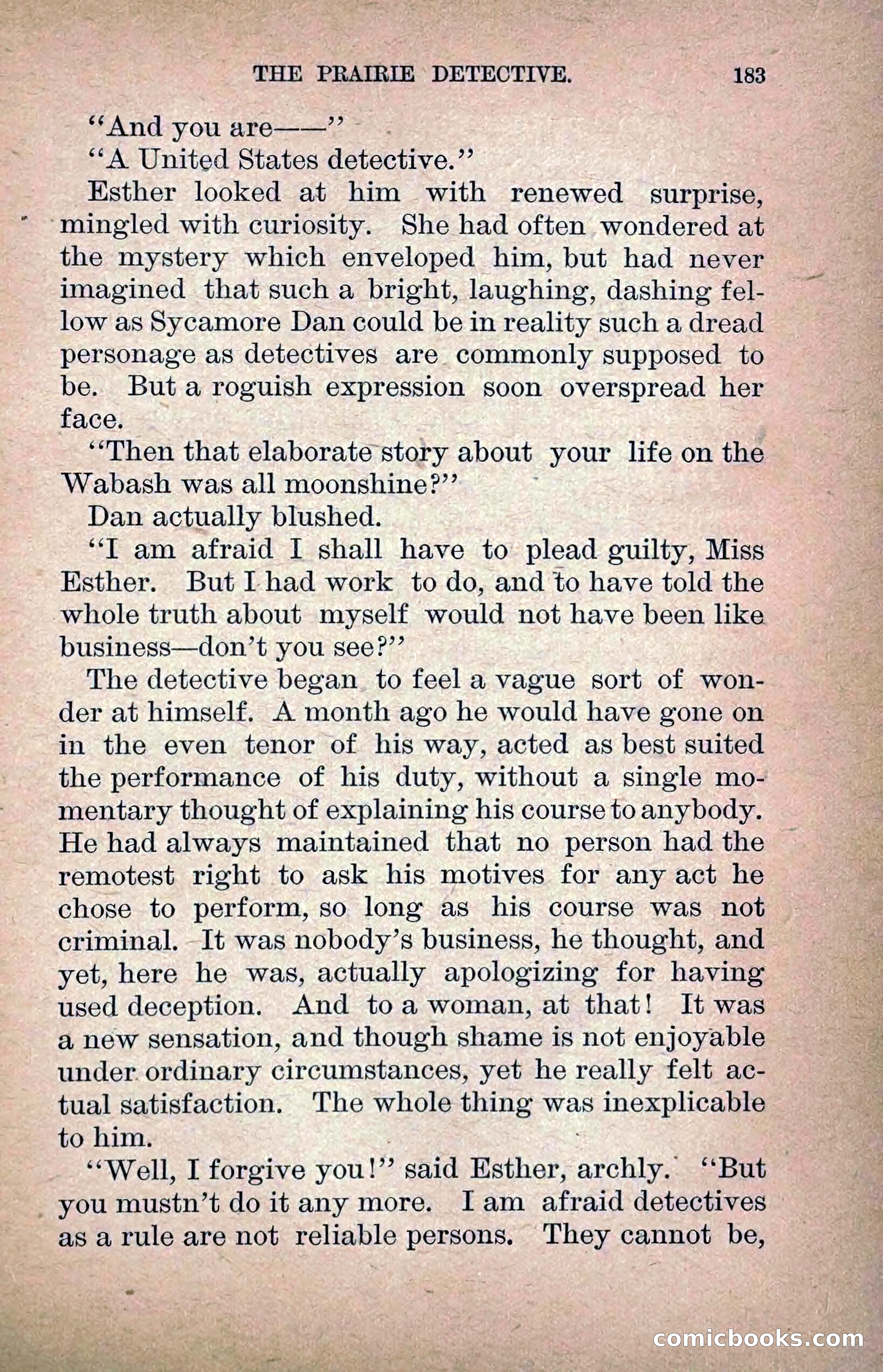 The Prairie Detective: Secret Service Series No. 24 — page 185 of 218