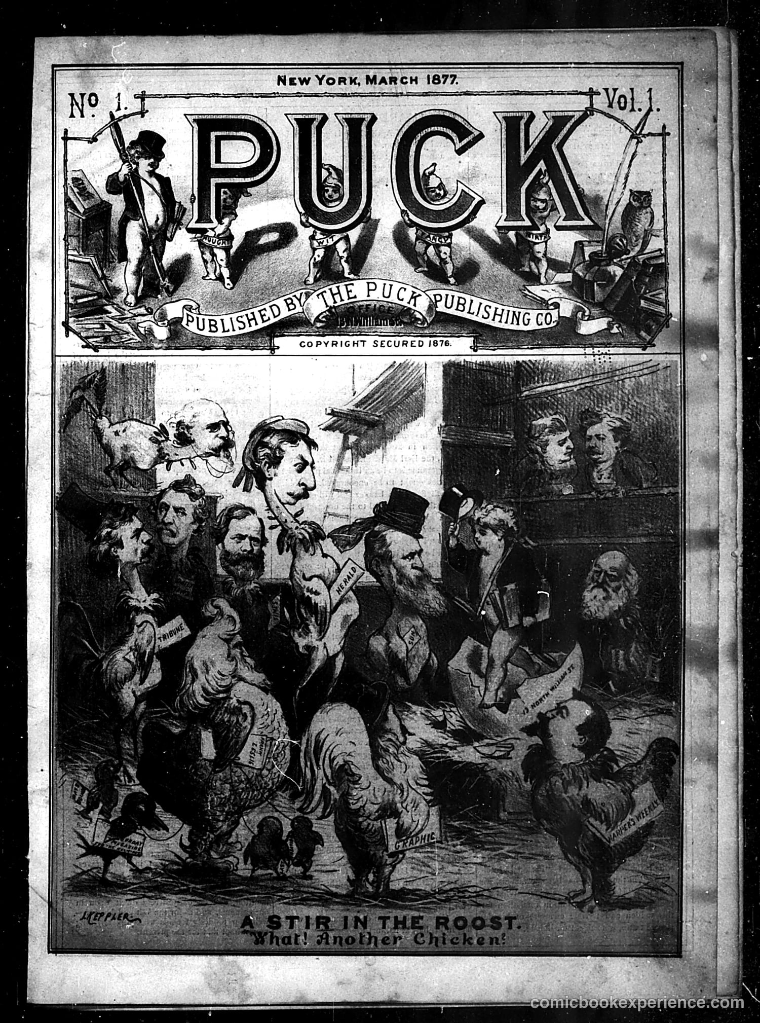 Puck — March 1877 — page 1 of 16