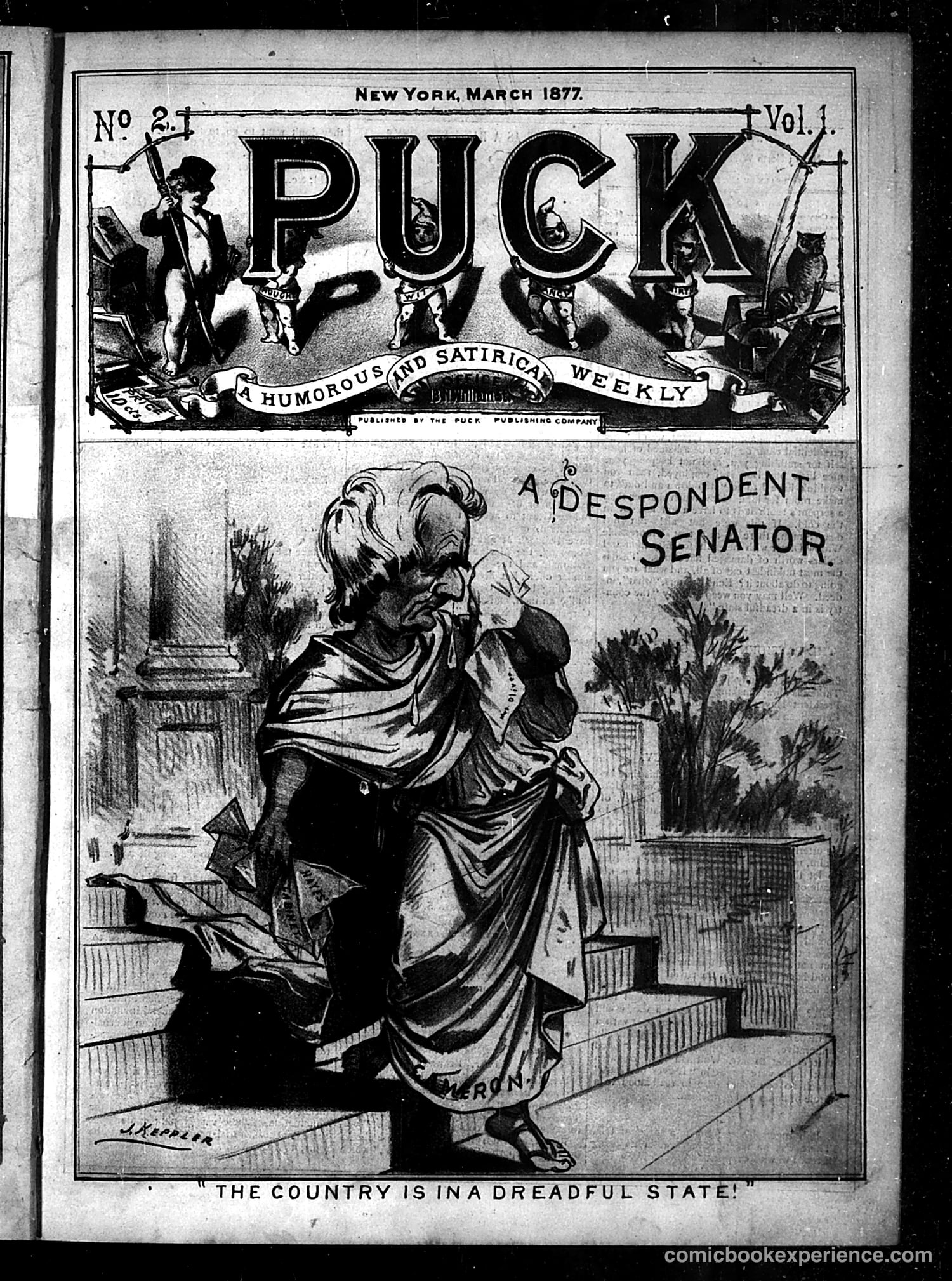 Puck — March 1877 — page 1 of 16